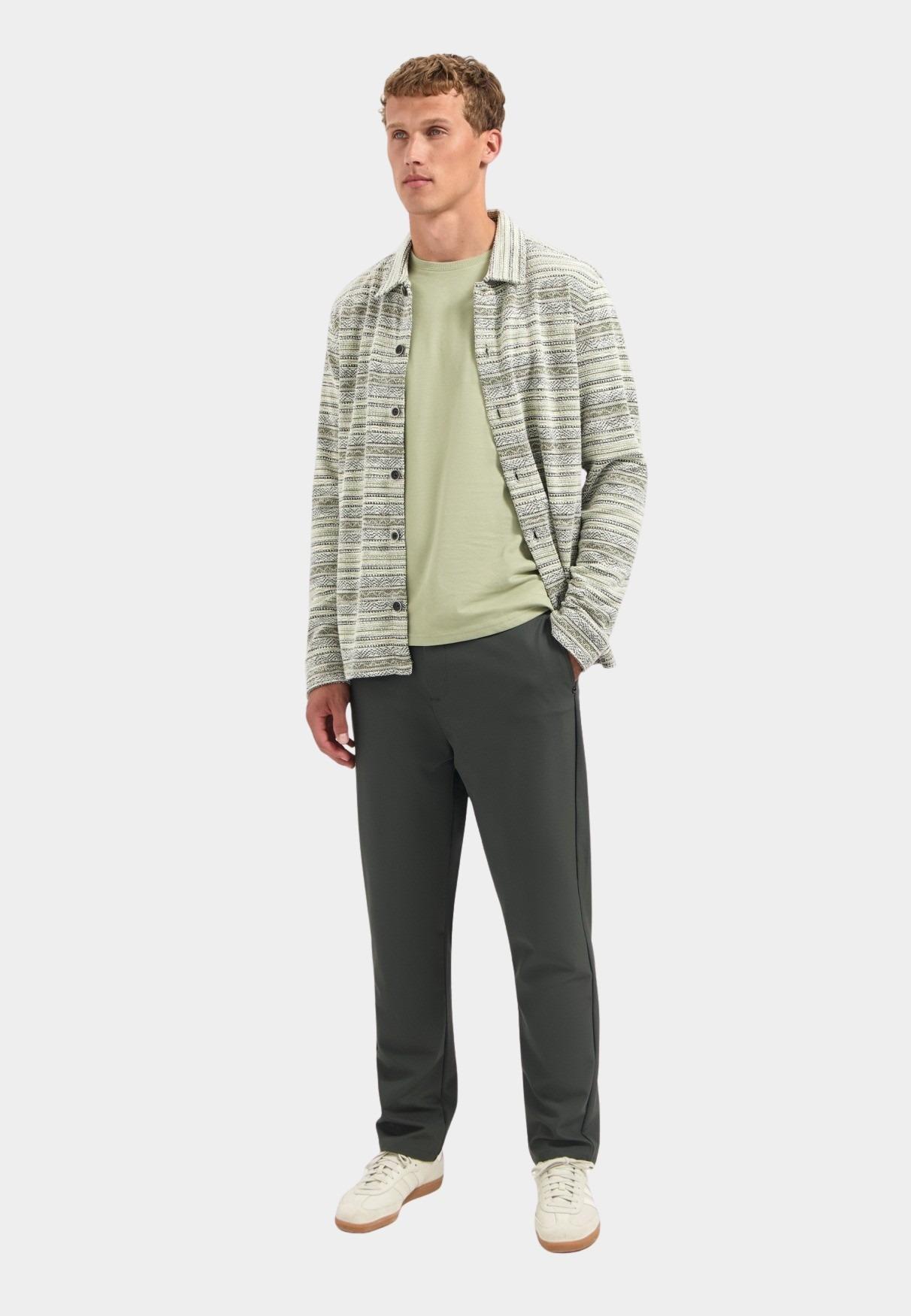 No Excess T-shirt korte mouw Groen T-Shirt Crewneck Peached 29360775/197