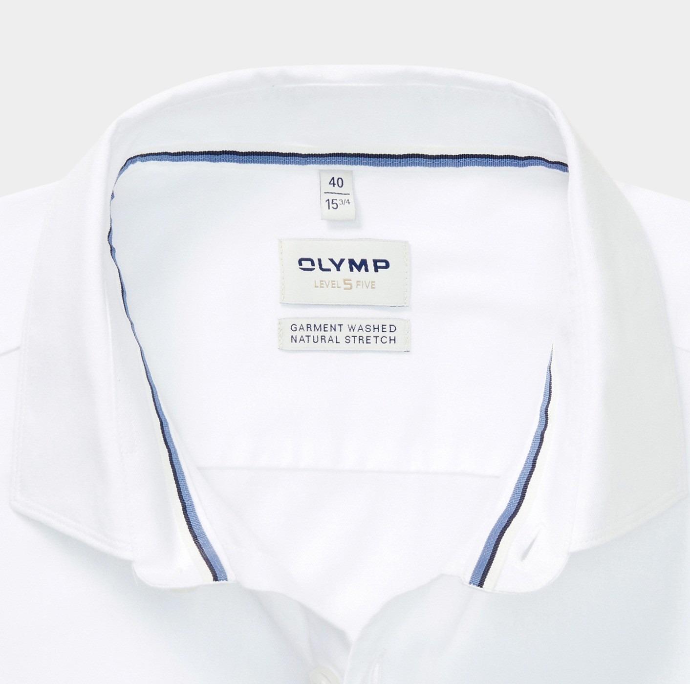 Olymp Business hemd lange mouw Wit Level Five 214484/00