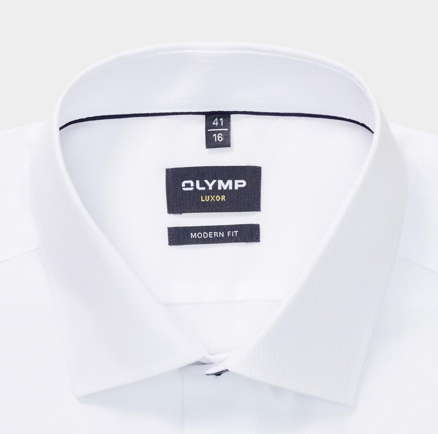 Olymp Business hemd lange mouw Wit Luxor 128084/00