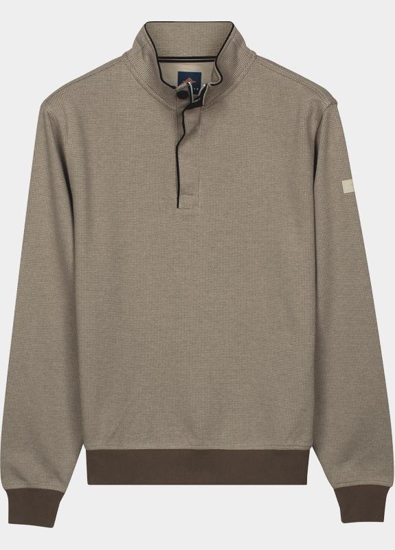 Baileys half zip sweater heren Wit Sweatshirt 1/2 Zip  y/d Jacqu 613147/81