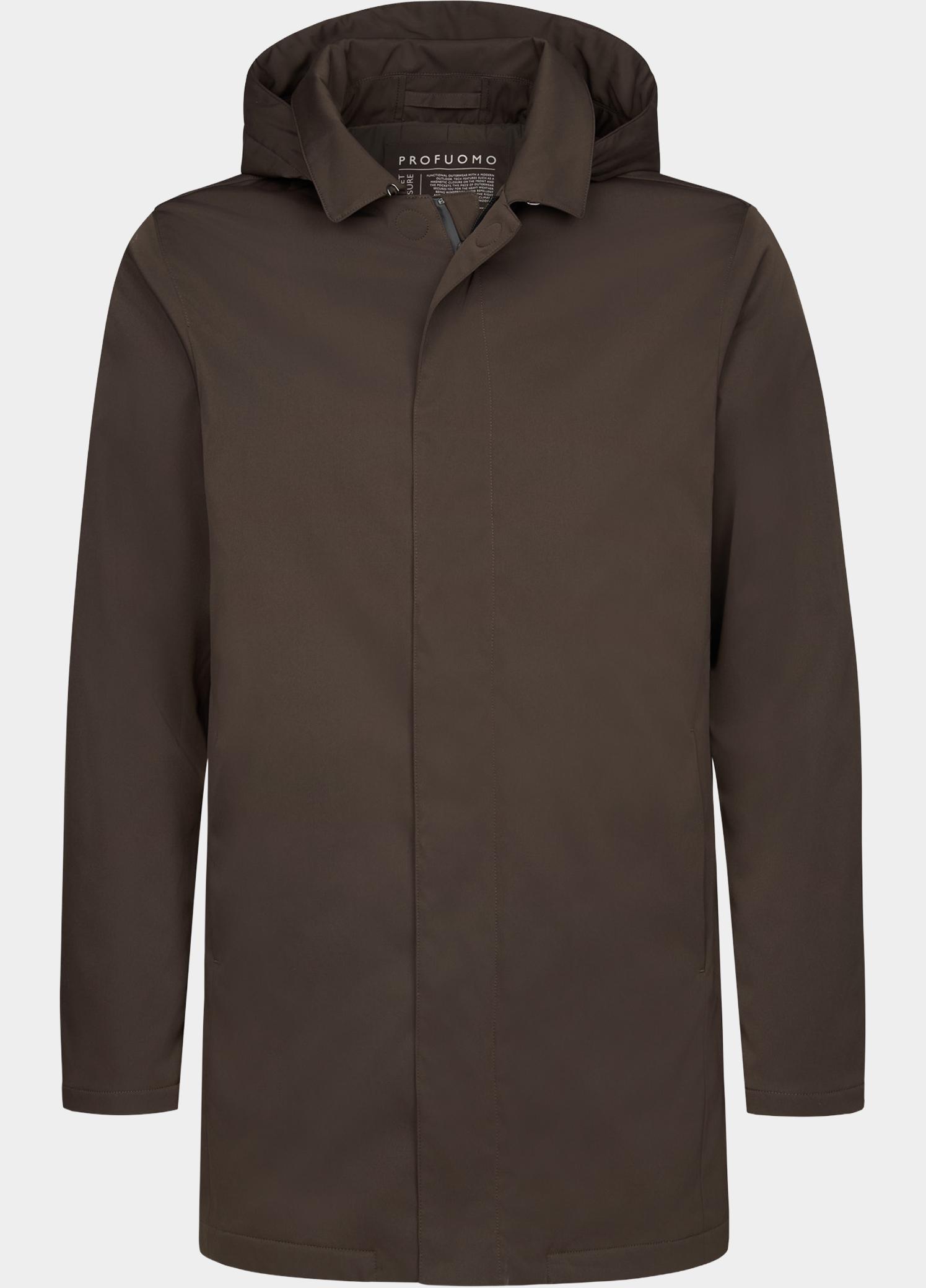 Profuomo Regenjas heren Bruin  PPWU30004/C
