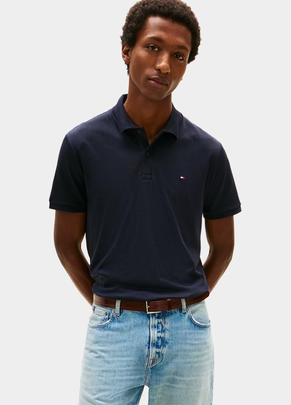 Tommy Hilfiger Polo korte mouw Blauw Liquid Cotton Essential Reg Po MW0MW35585/DW5