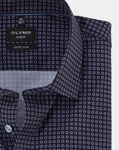 Olymp Overhemd extra lange mouw Blauw No. Six 250479/18