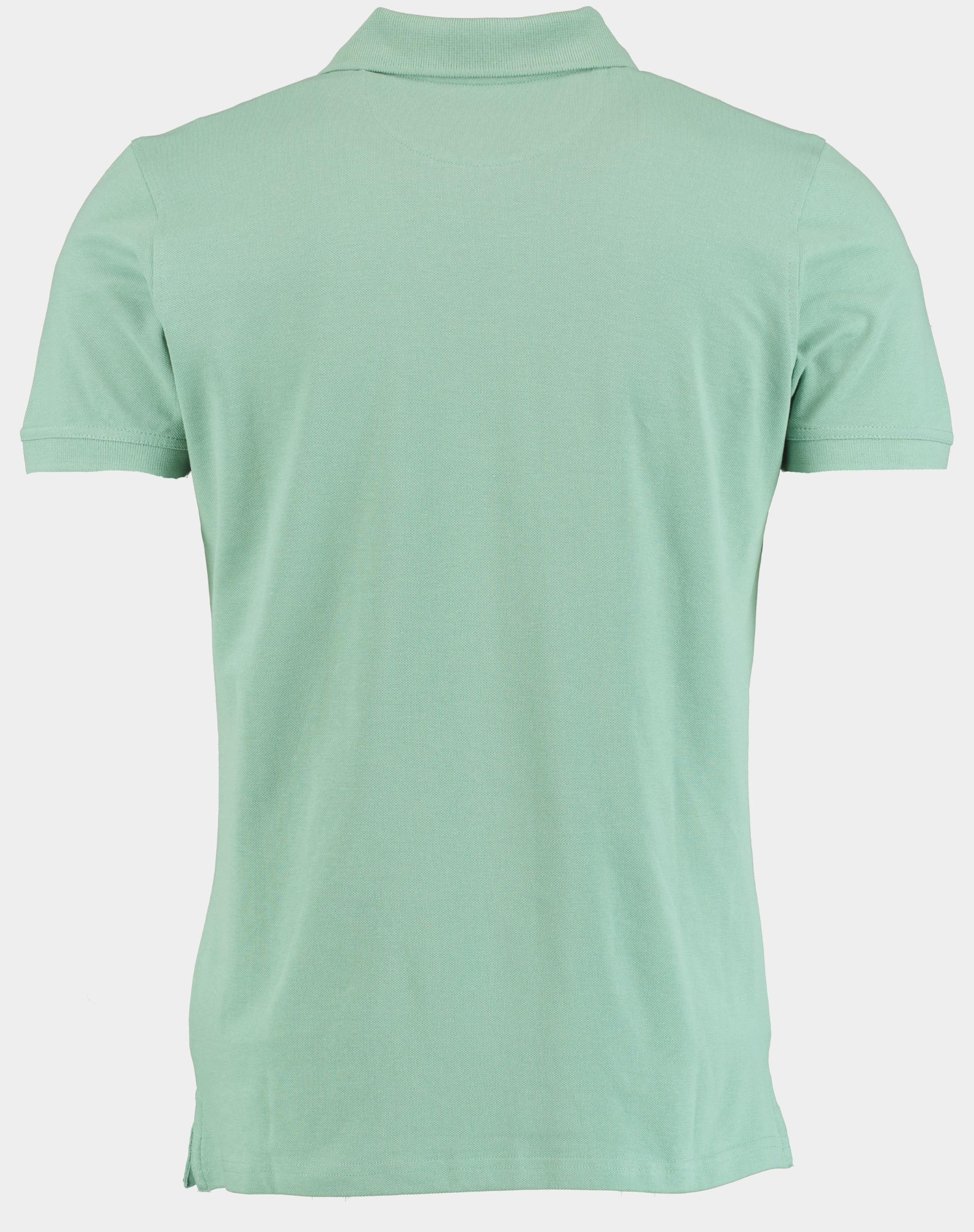 Bos Polo korte mouw Groen Piqué lichtgroen New Lobra/5010