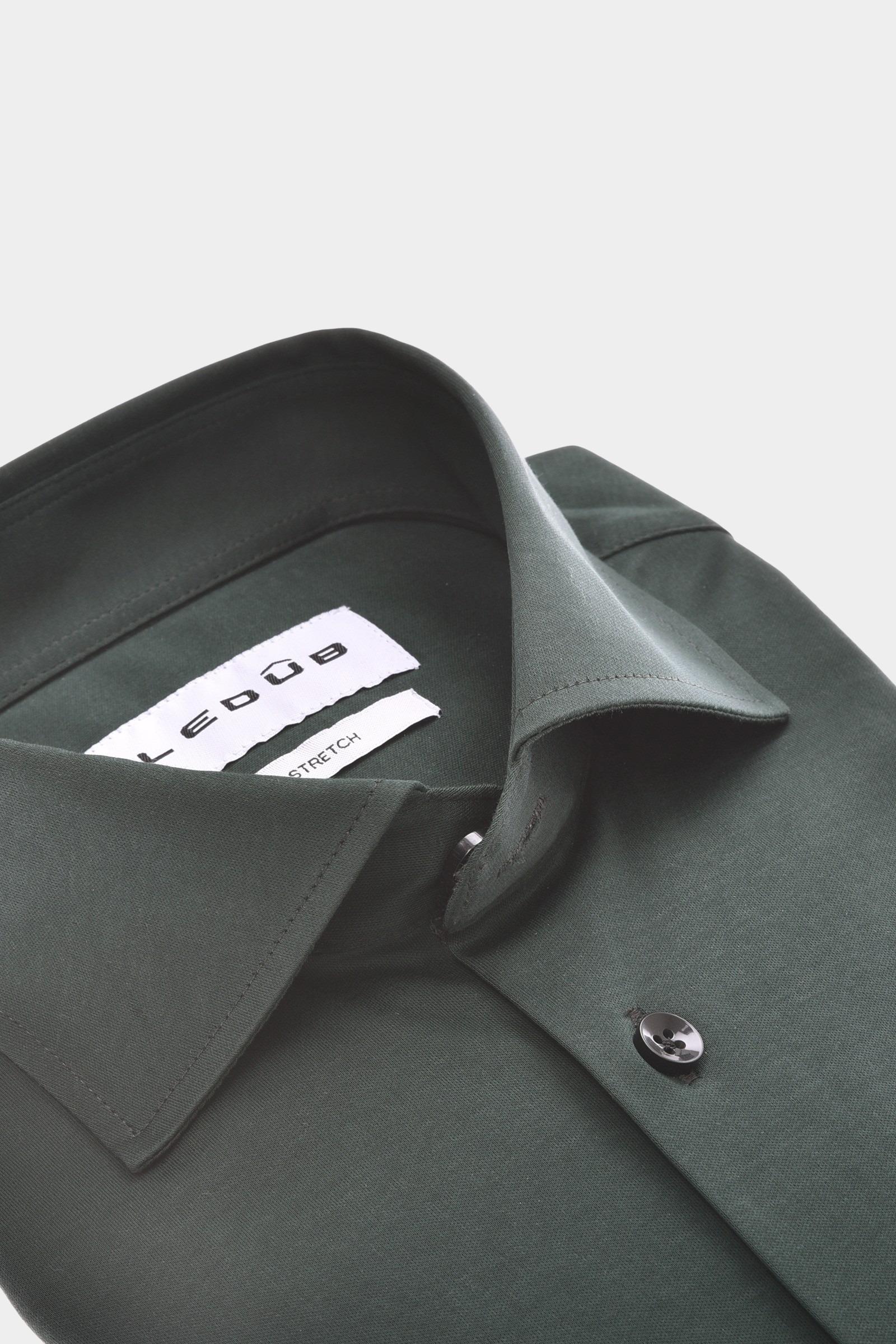 Ledub Business hemd lange mouw Groen MFN5 0143116/591-000-000