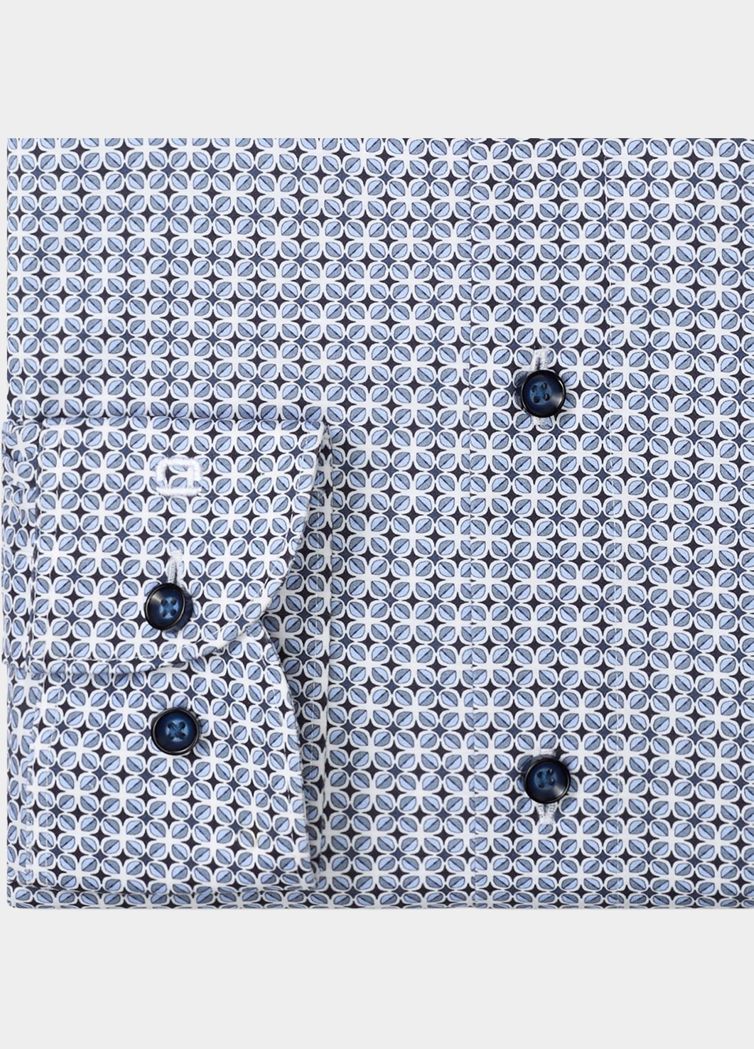 Olymp Zakelijk overhemd heren Blauw 24/7 Luxor mf D.2350 o.T. 121924/11