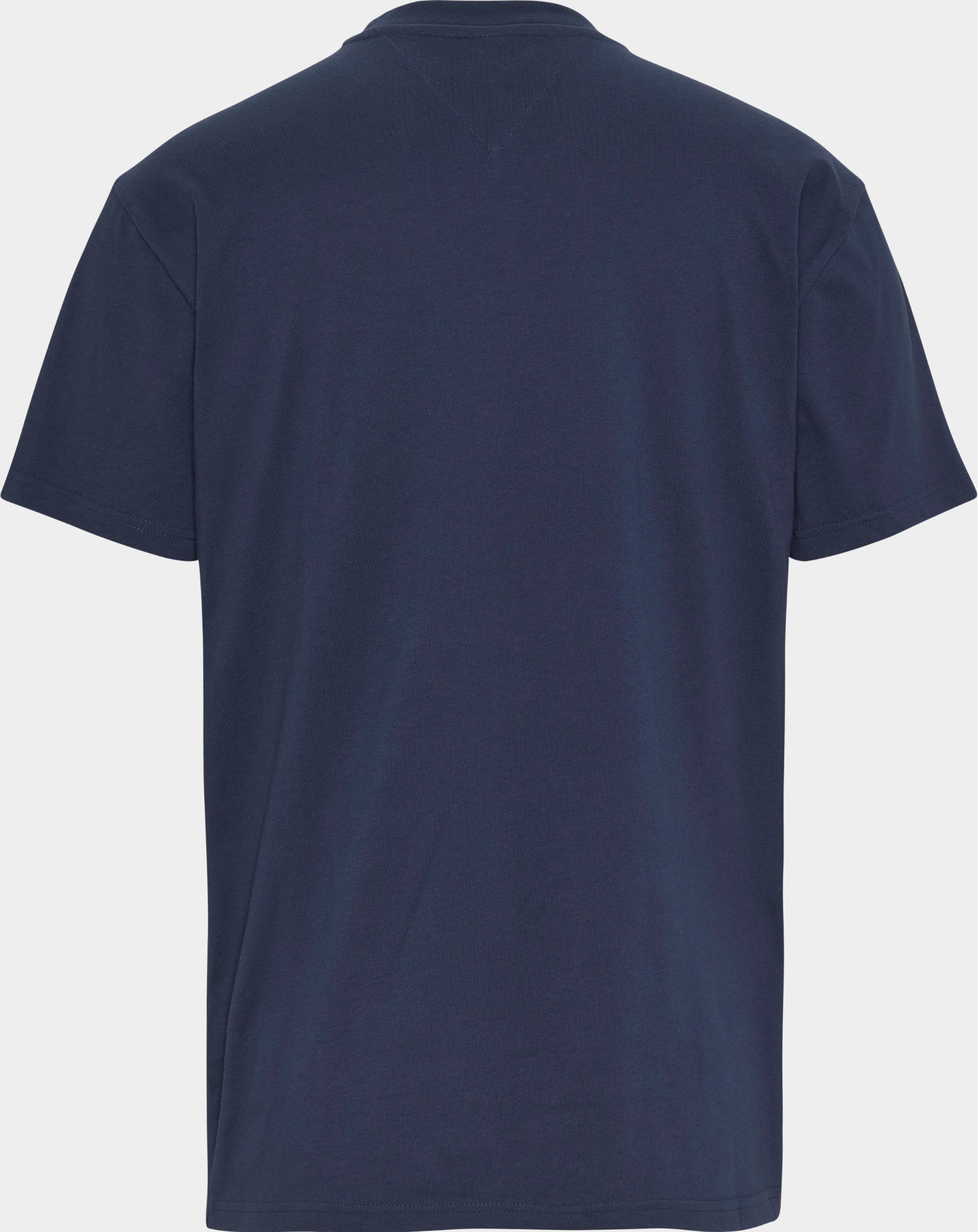 Tommy Jeans T-shirt korte mouw Blauw TJM CLSC small text tee DM0DM16825/C87