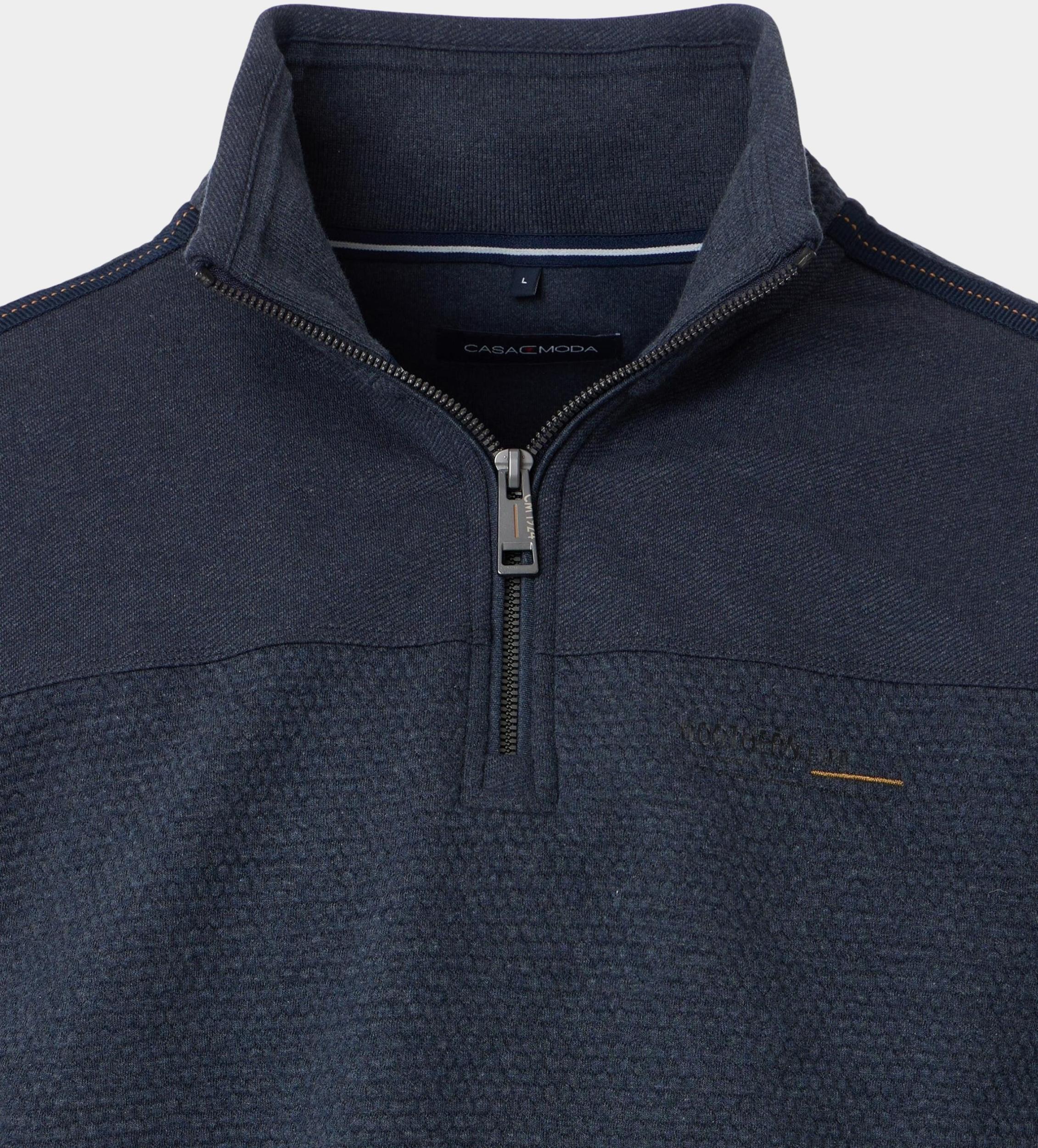 Casamoda Sweater Blauw Sweattroyer 454476500/135