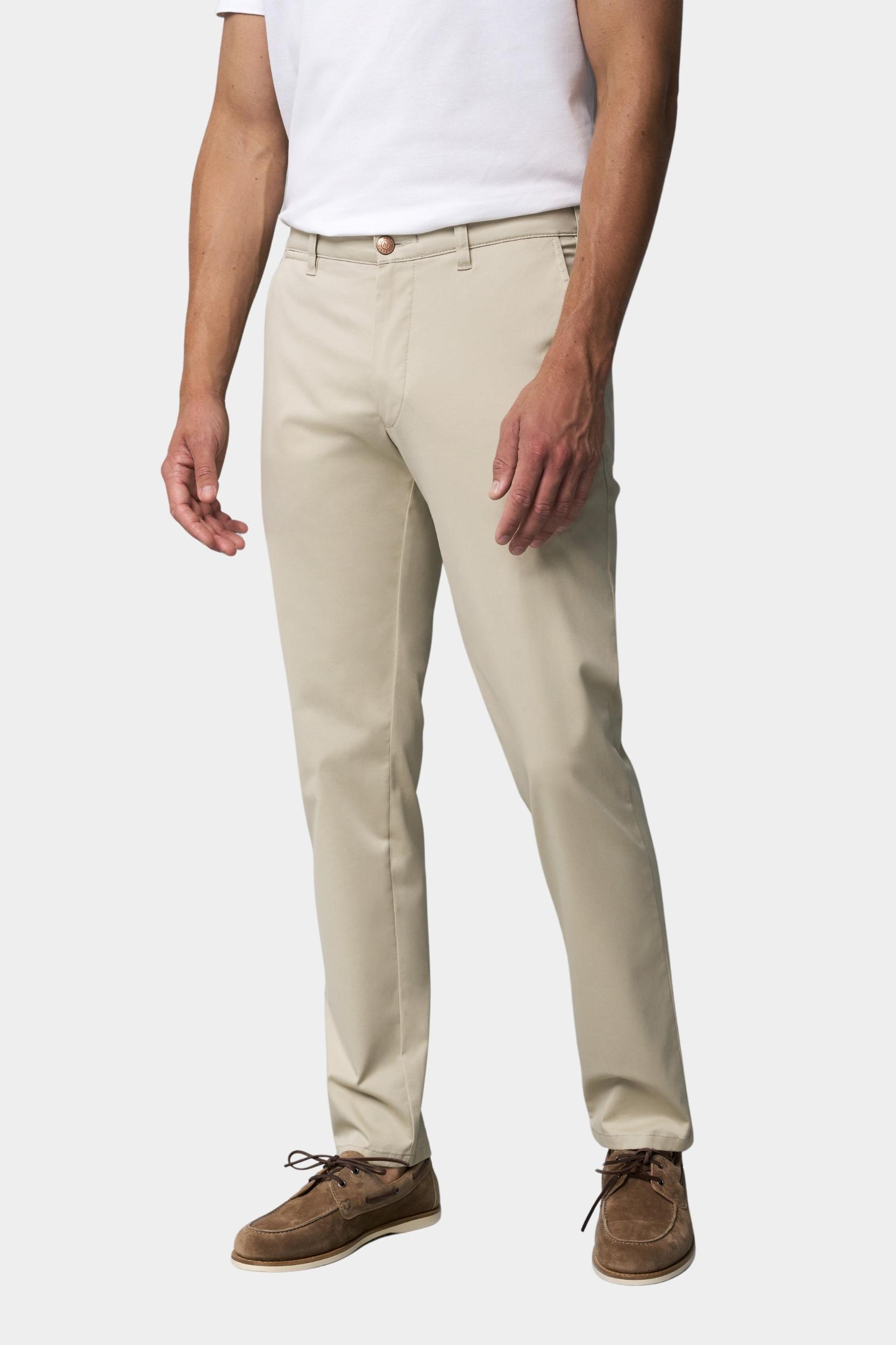 Meyer Katoenen Broek Grijs CHINO Art.1-6181 3641618100/33