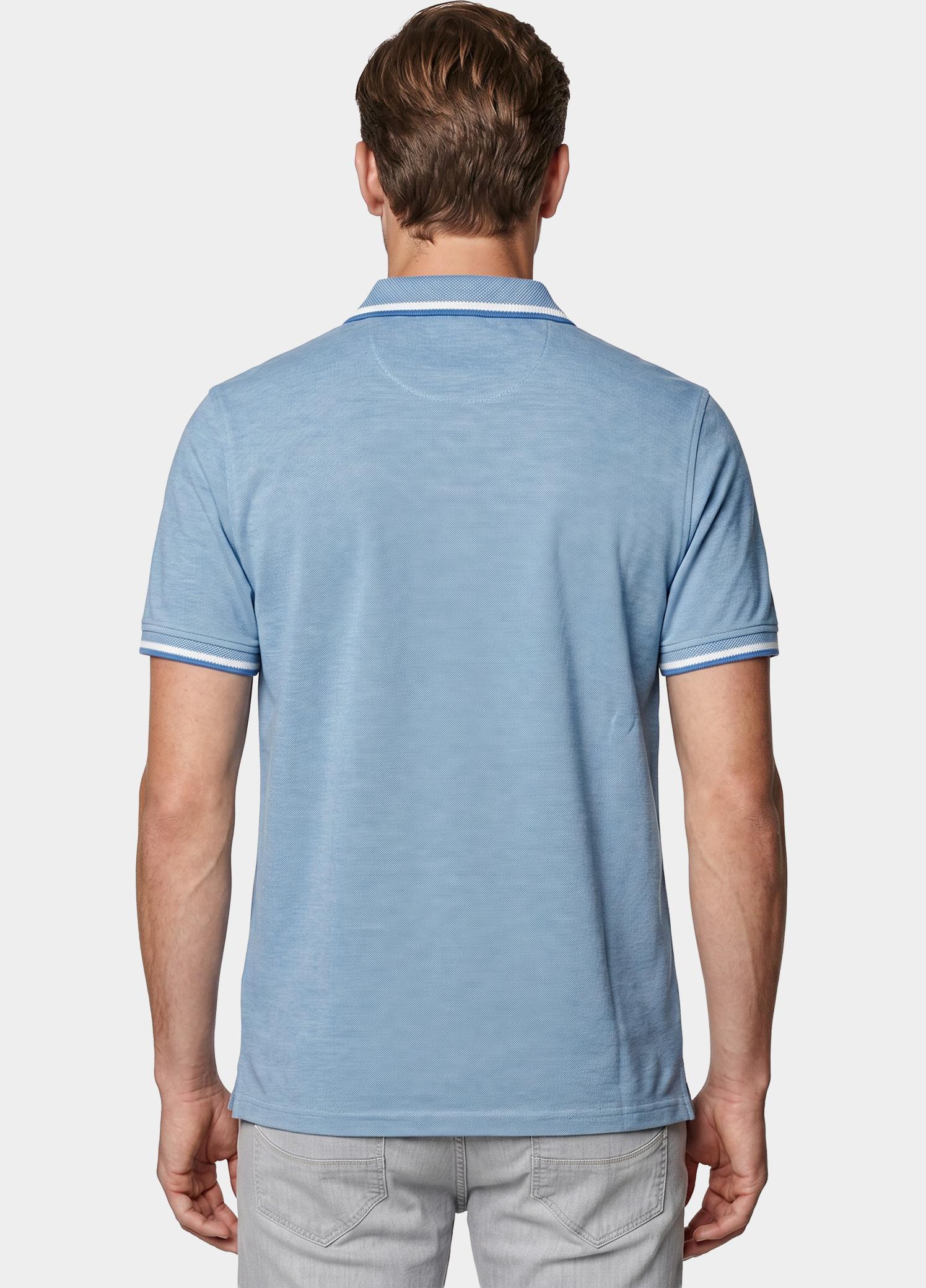 Sea Barrier Polo heren Blauw Marlin F0001414.T965/4041