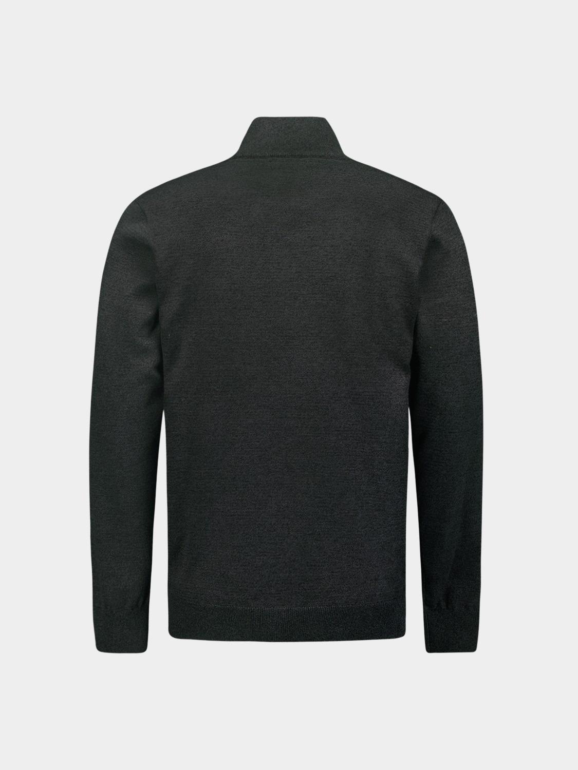 No Excess Half Zip Grijs Pullover Half Zip 2 Coloured N2185/023