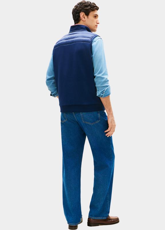 Tommy Hilfiger Bodywarmer heren Blauw MIX MEDIA ESS RWB VEST MW0MW41441/DCC