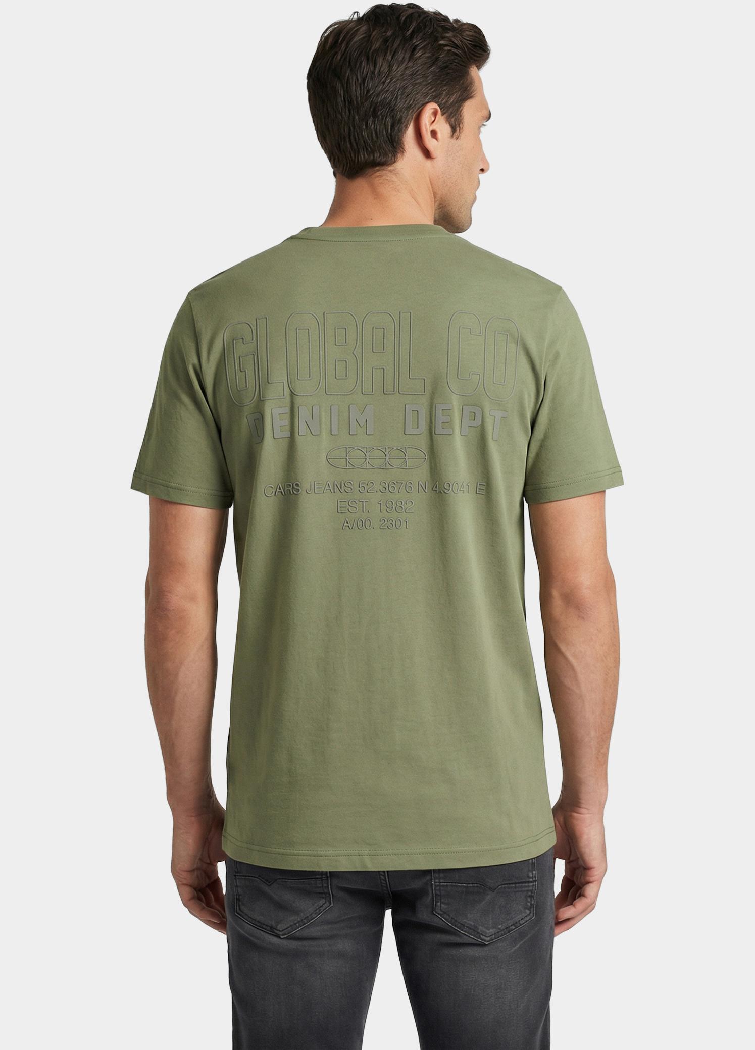 Cars Jeans T-shirt heren Groen Klive 64284/44