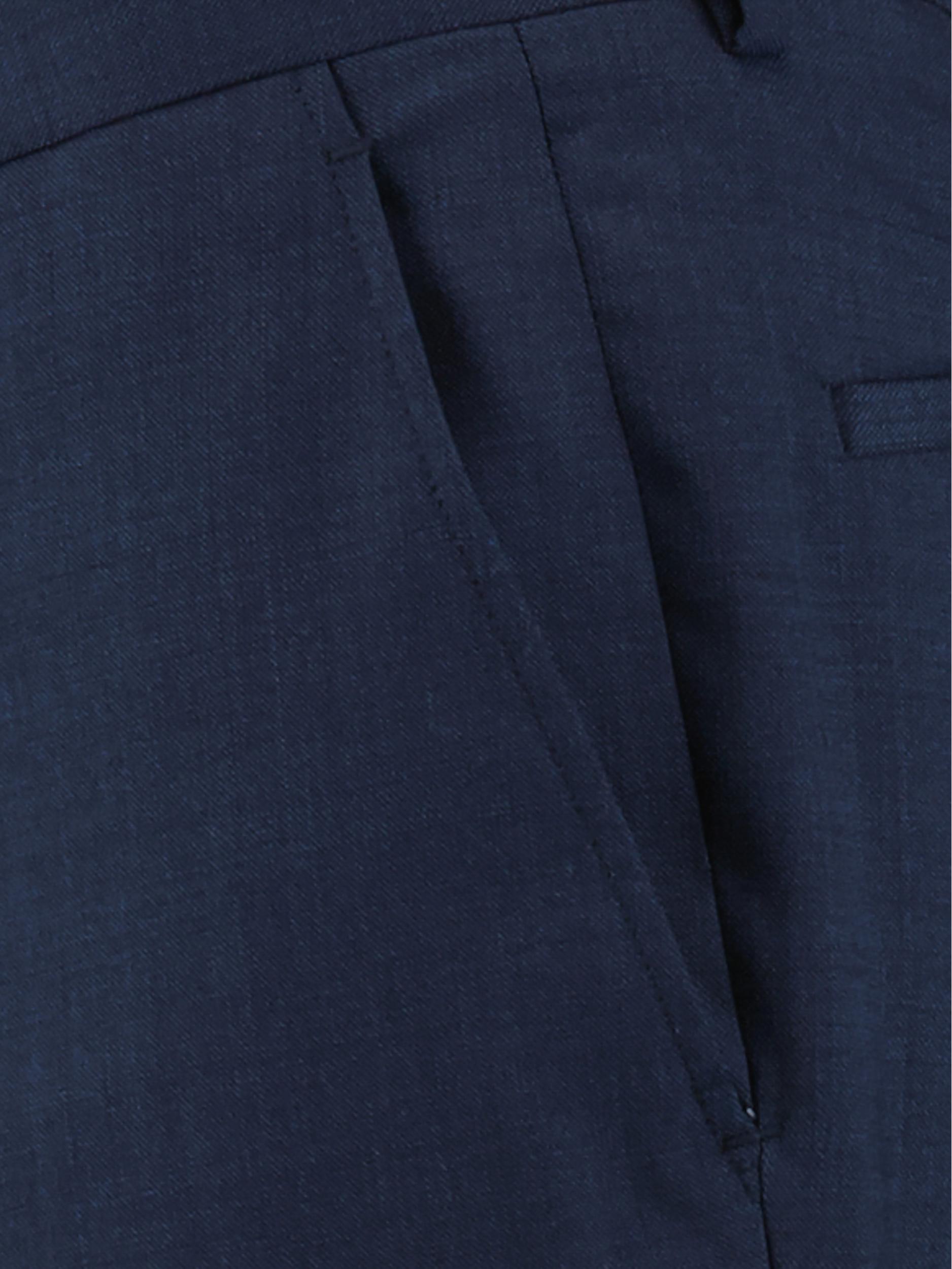 Bos Bright Blue Kostuum Blauw Toulon Suit Drop 8 231028TO12BO/290 navy