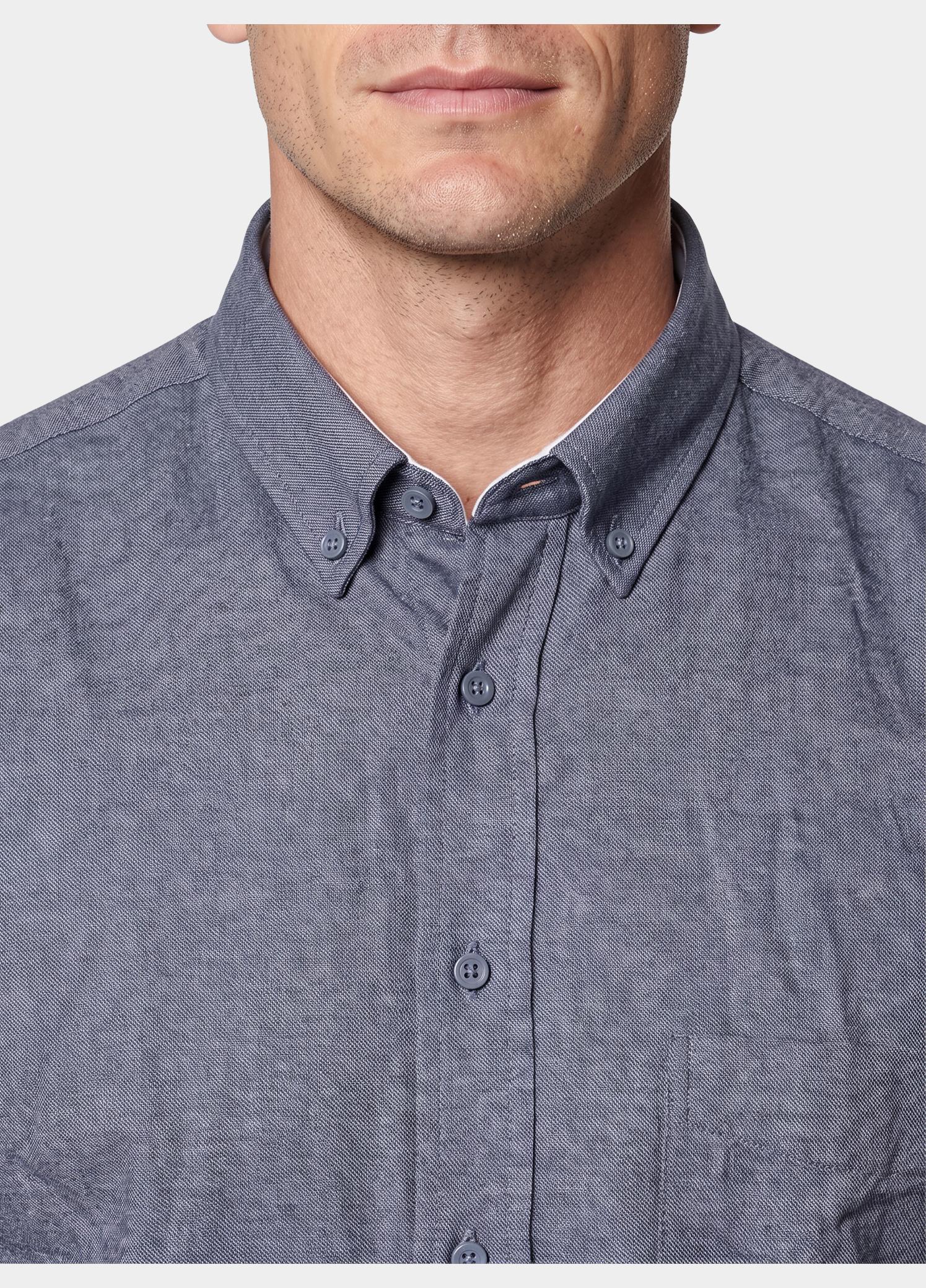 R.B. Boston Overhemd heren Blauw Franklin 627670/60