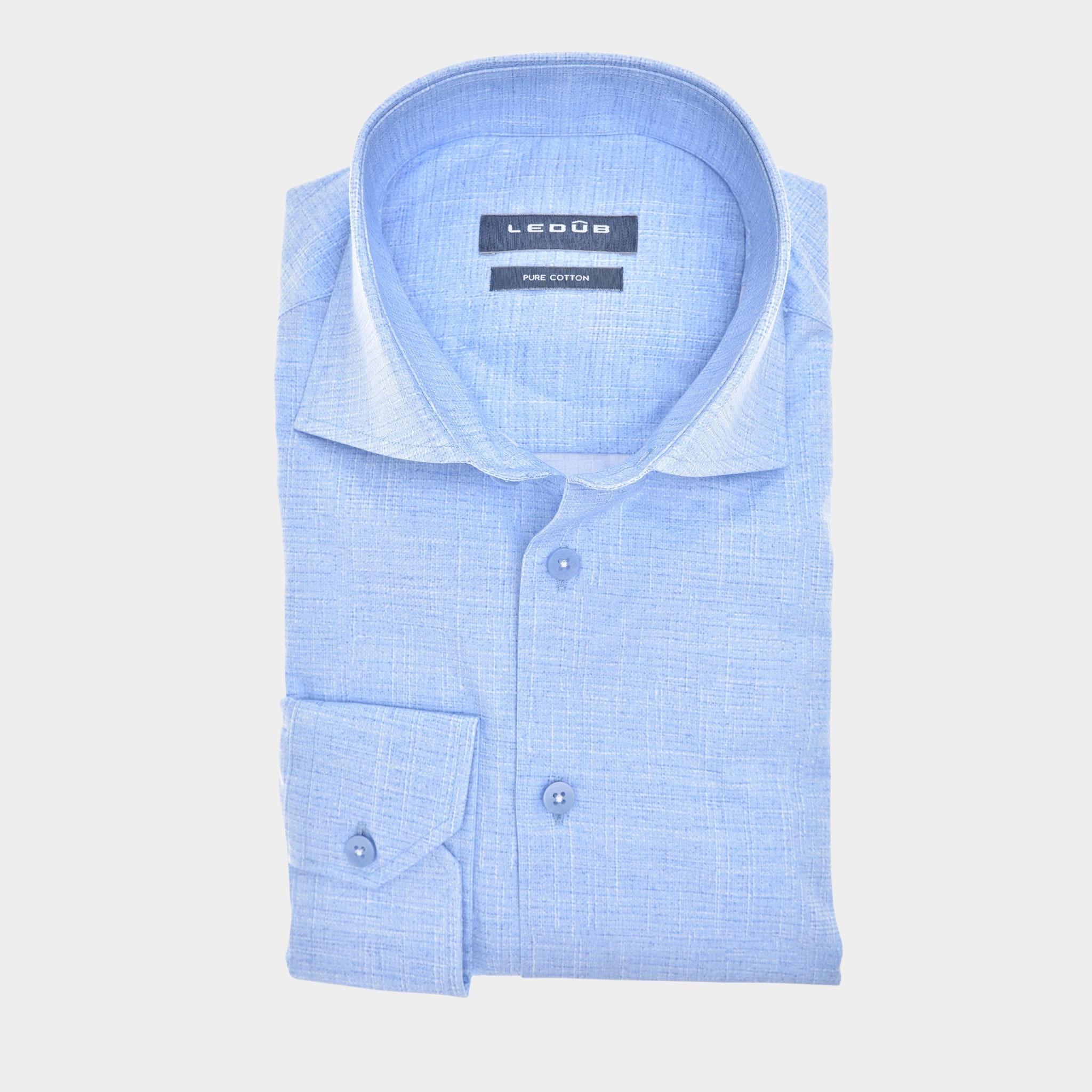 Ledub Business hemd lange mouw Blauw LE24204 MFN 5 0142325/130-000-000