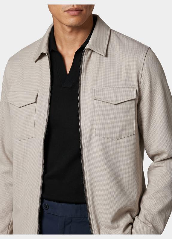 Born With Appetite Overshirt Beige Boed Shirtjacket BWA26114BO50/2500