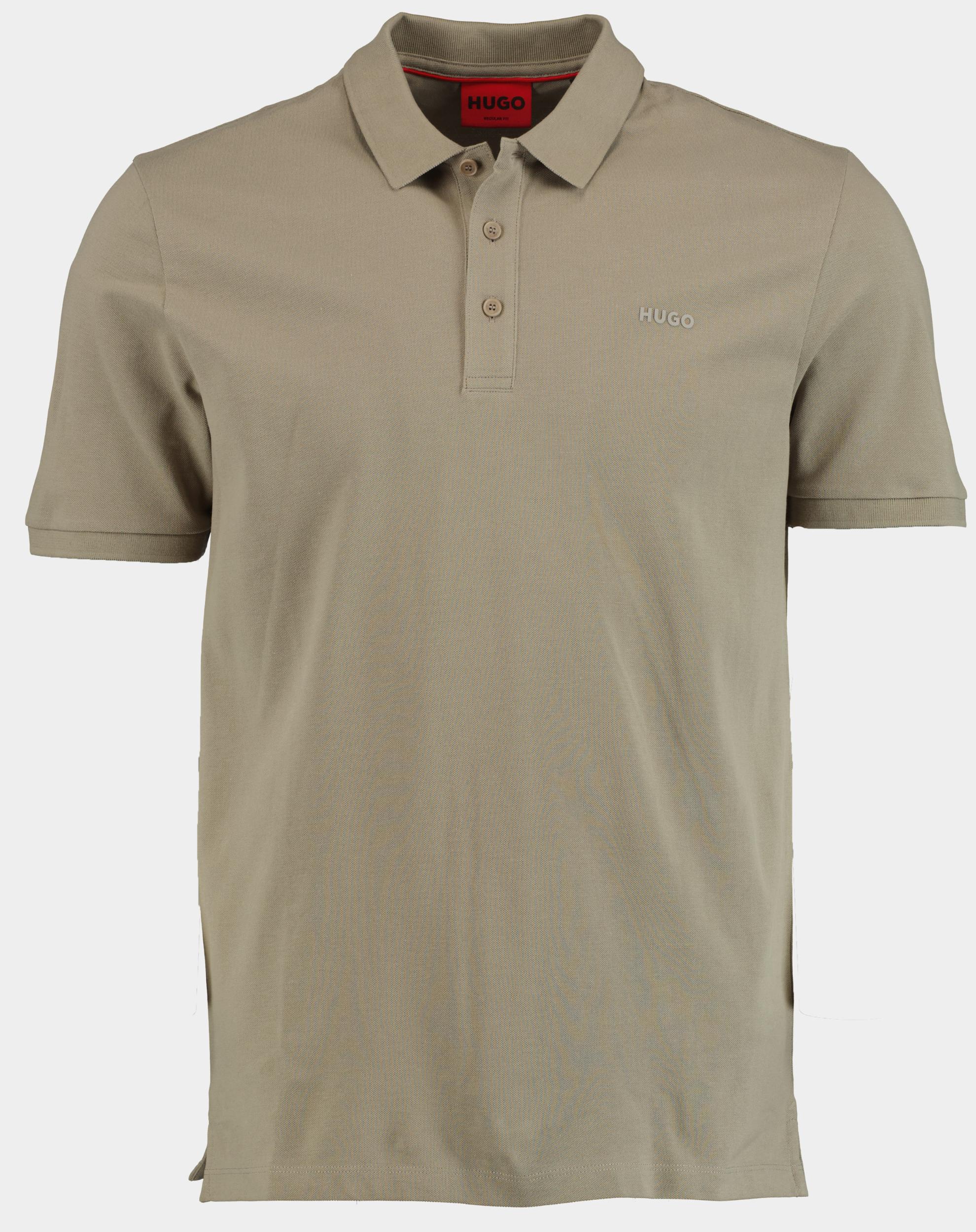 HUGO Red Polo korte mouw Bruin Donos222 10231467 01 50466182/219