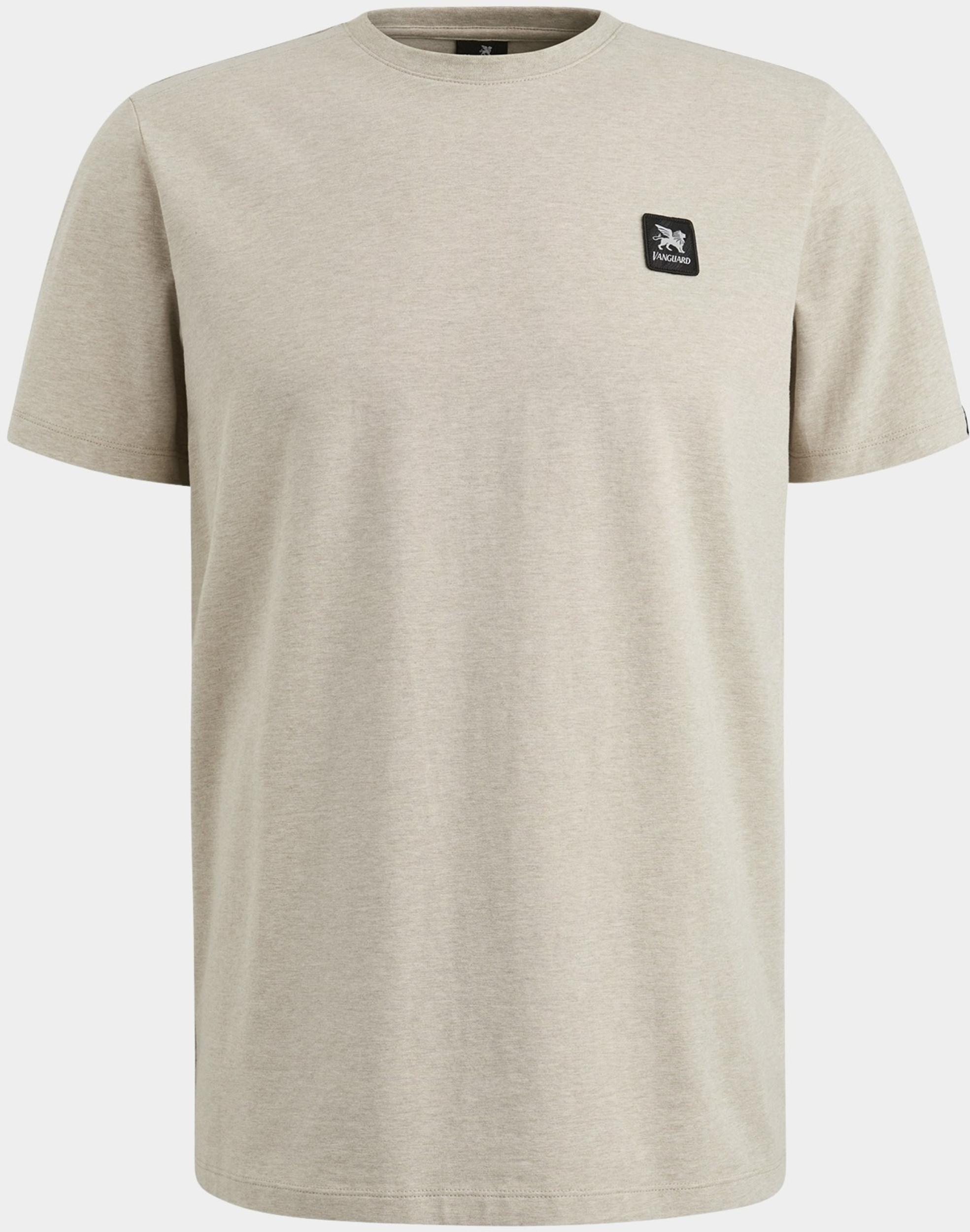 Vanguard T-shirt korte mouw Beige R-neck cotton elastan jersey VTSS2502502/8052