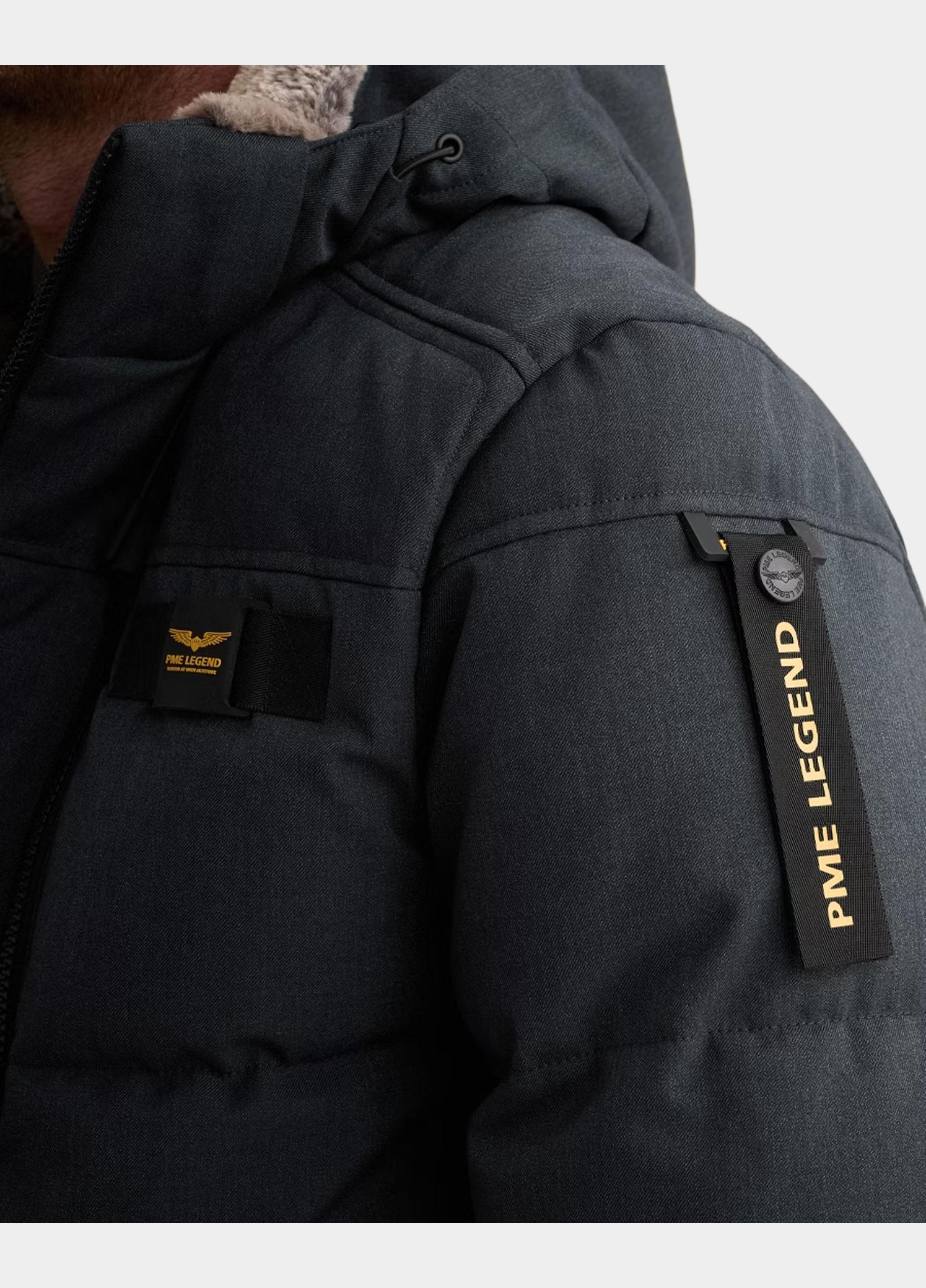 PME Legend Winterjas heren Blauw Semi long jacket YETCRAFT Mel PJA2609118/5281