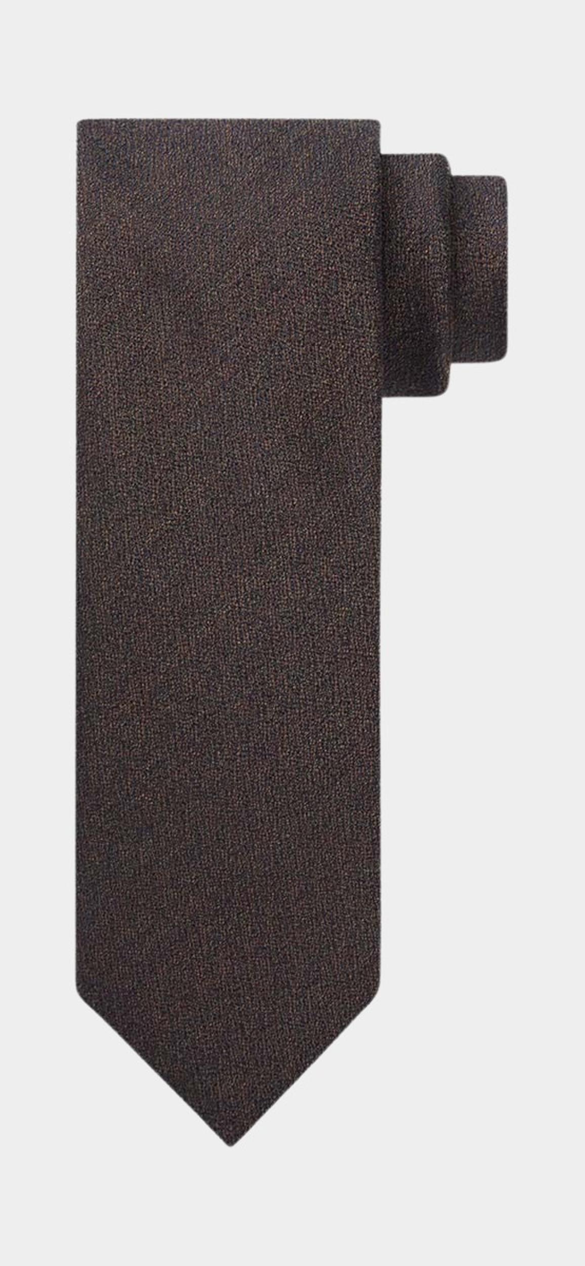 Profuomo Stropdas Bruin  PPUA30015A/H