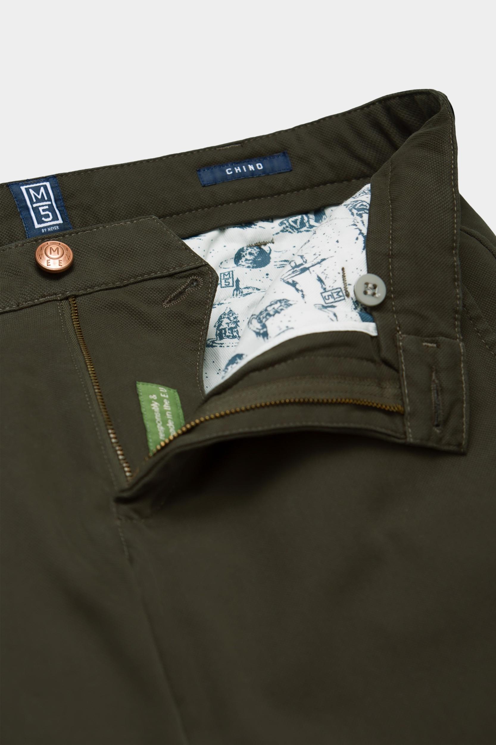 Meyer Katoenen Broek Groen CHINO Art.2-6187 3642618700/29
