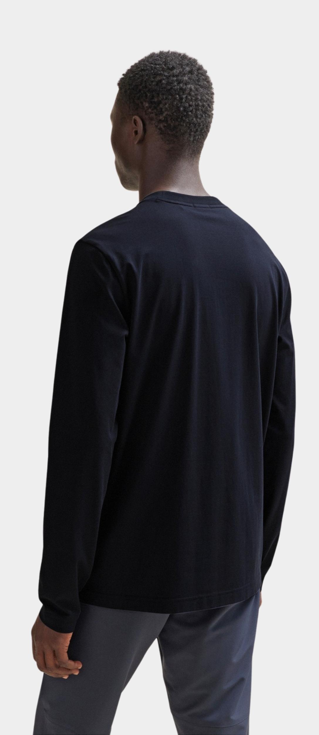 BOSS Green T-shirt lange mouw Blauw Tee Long 10256064 01 50506365/402