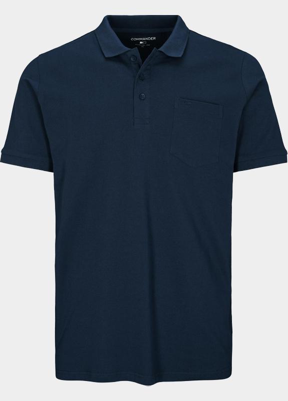 Commander flag Polo heren Blauw  214008358/640