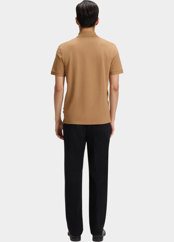 BOSS Black Polo korte mouw Beige Pallas 10241531 01 50468362/260