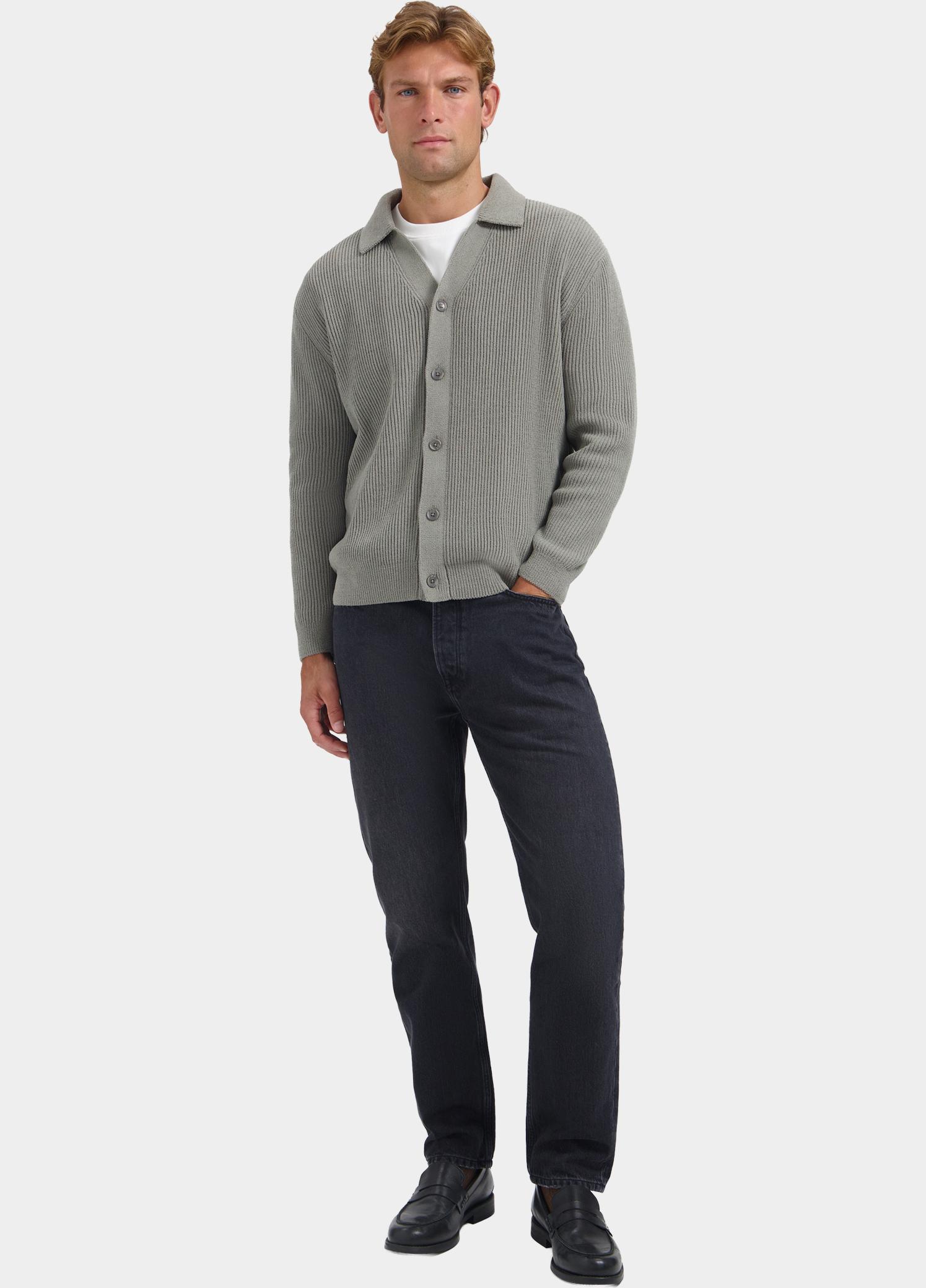 Dstrezzed Vest heren Grijs Axel Cardigan 406052/820