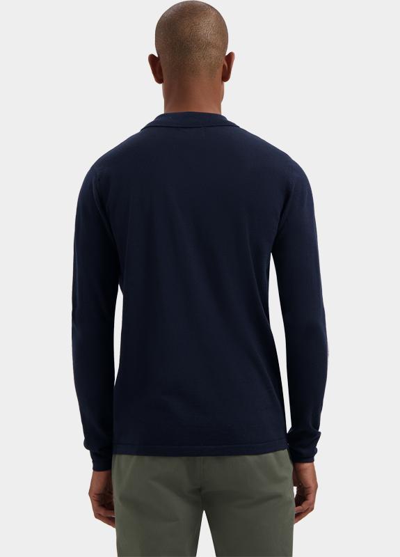 Dstrezzed Casual hemd lange mouw Blauw DS_Destin Poloshirt 405740-AW25/649