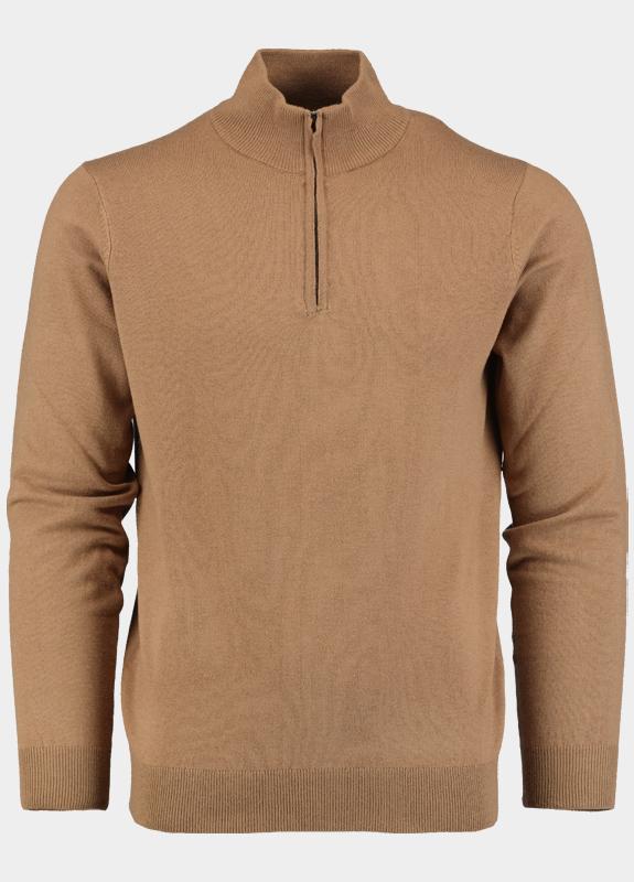 Bos Pullover Bruin Half Zip Poly\Wool 3019900/630