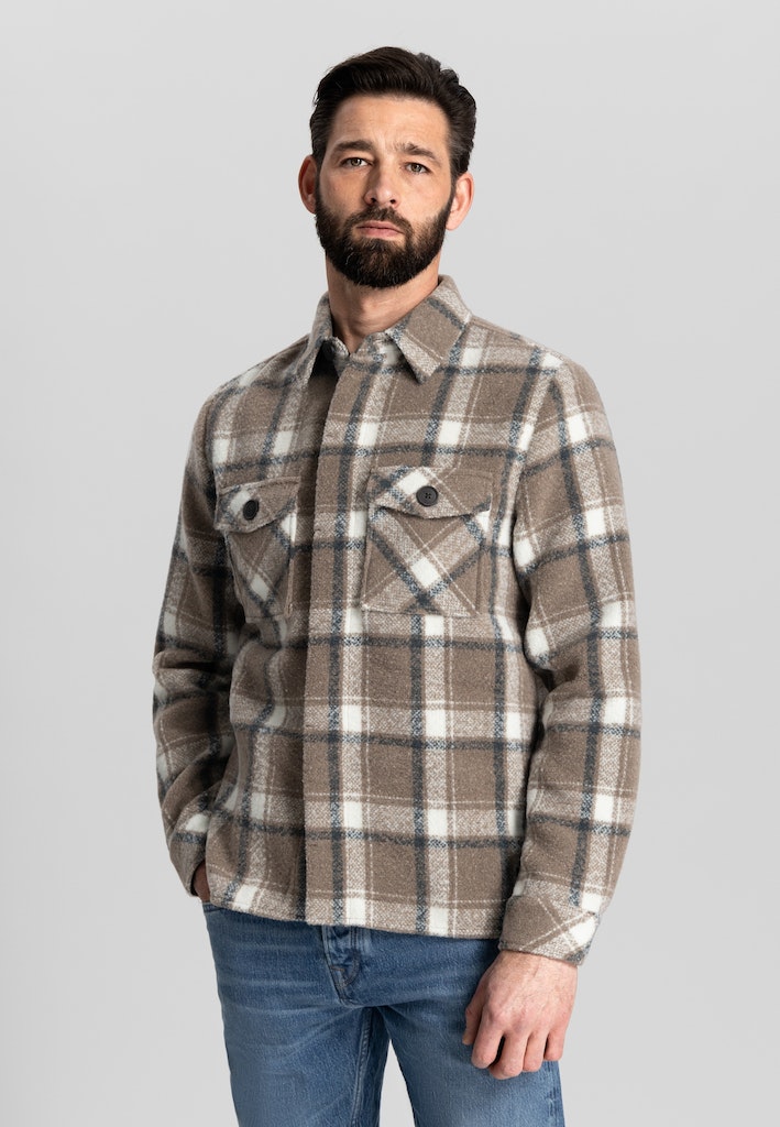 Dstrezzed Winterjack Bruin DS_Teppe Overshirt 150034/265