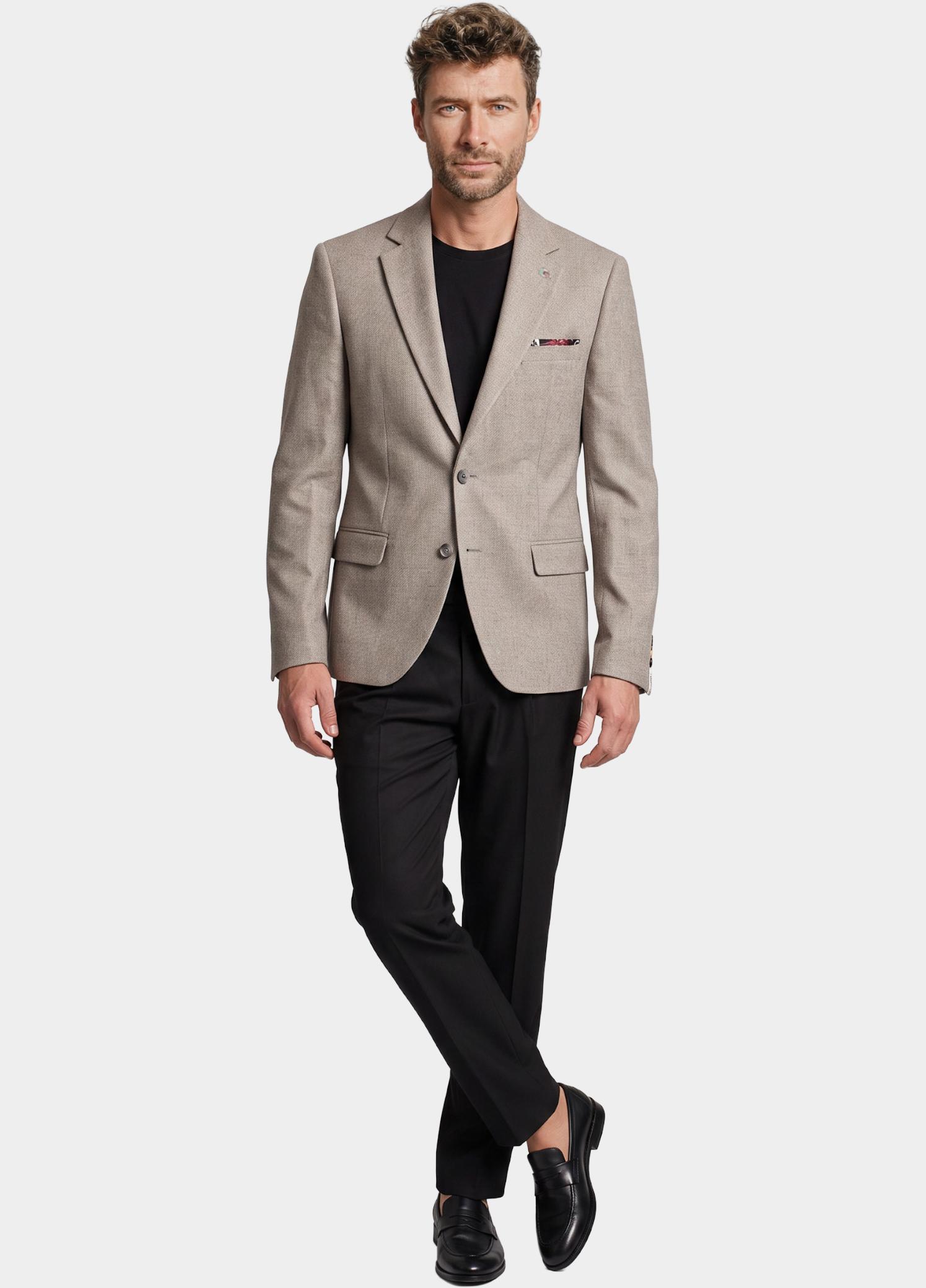 Giordano Colbert Grijs Roberto fully lined Luxury Wo 622610/91