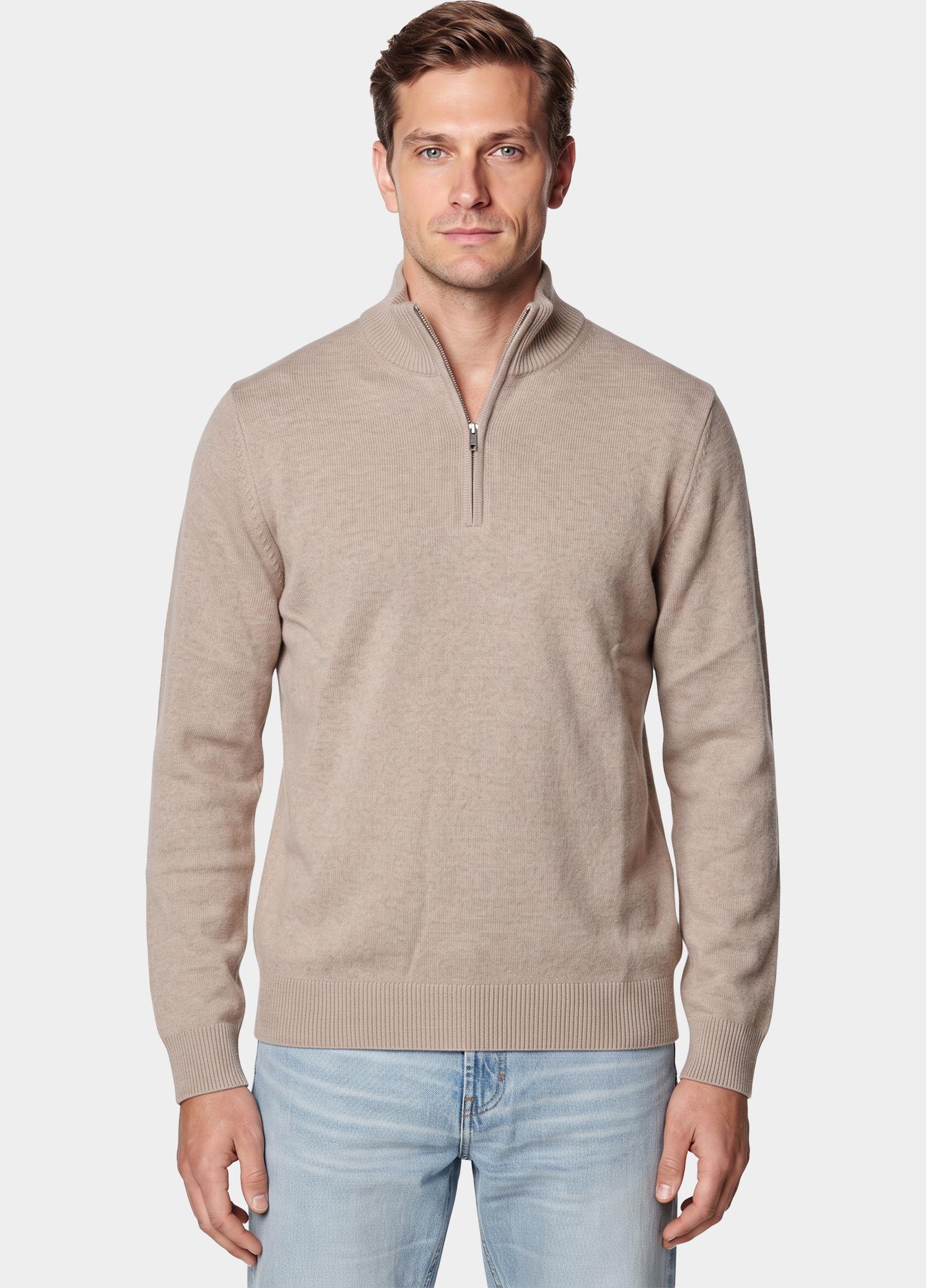 Profuomo Pullover heren Beige  PPXJ30047/F