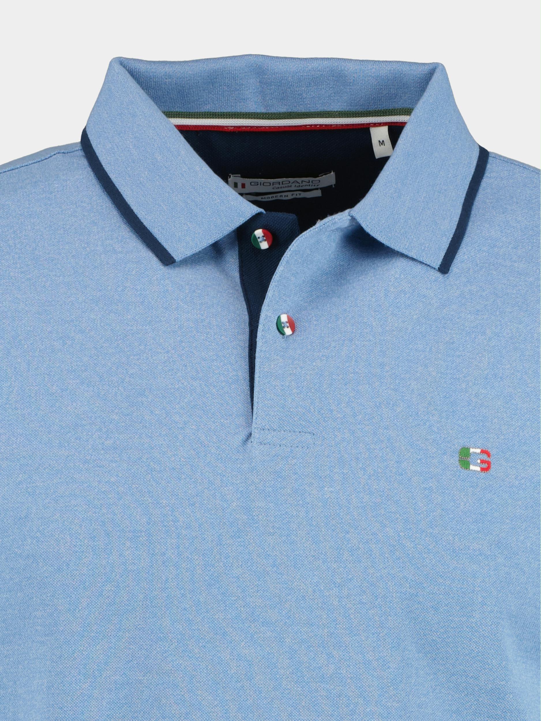 Giordano Polo korte mouw Blauw Nico 316588/67