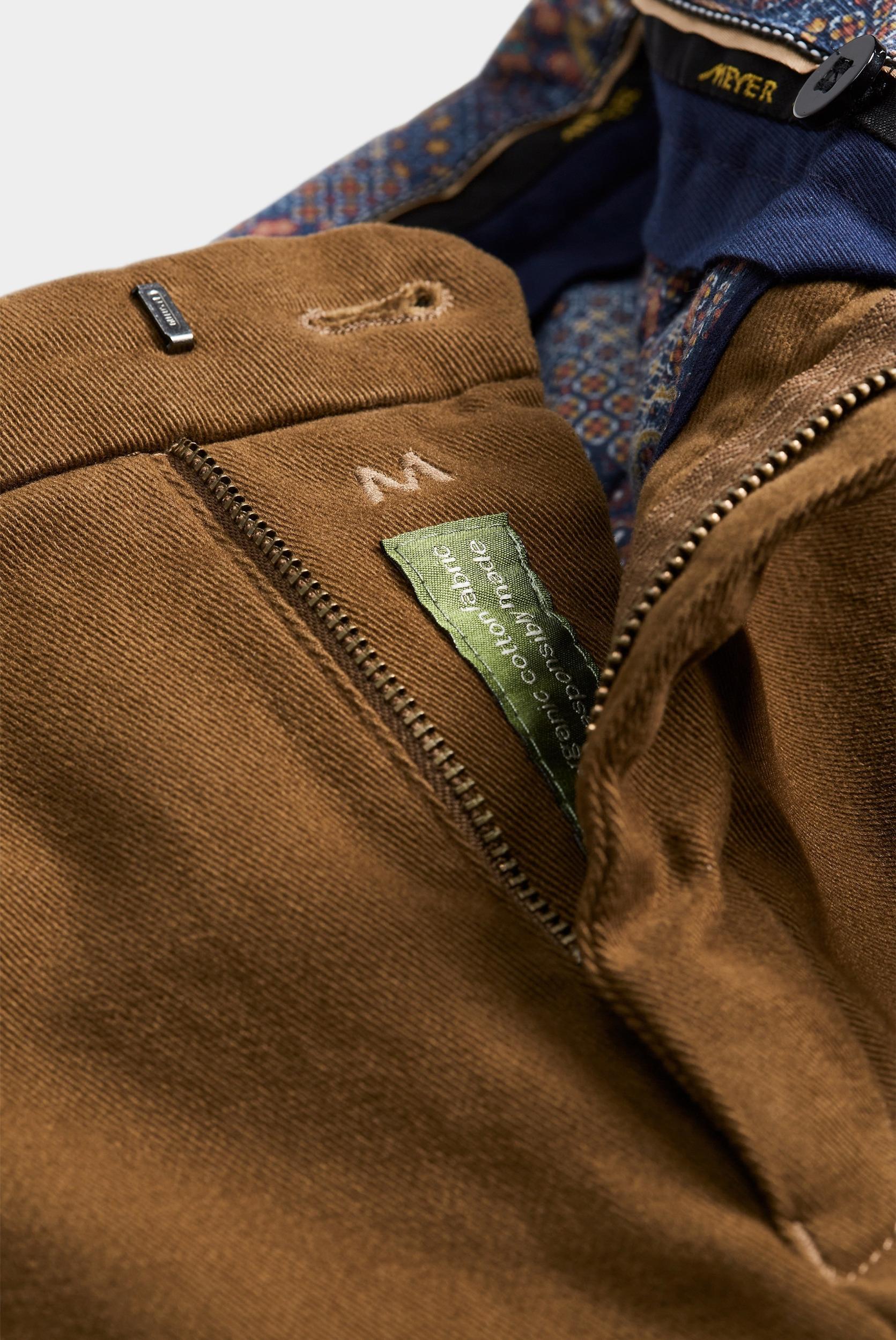 Meyer Katoenen Broek Bruin BONN Art.2-8572 1022857200/43