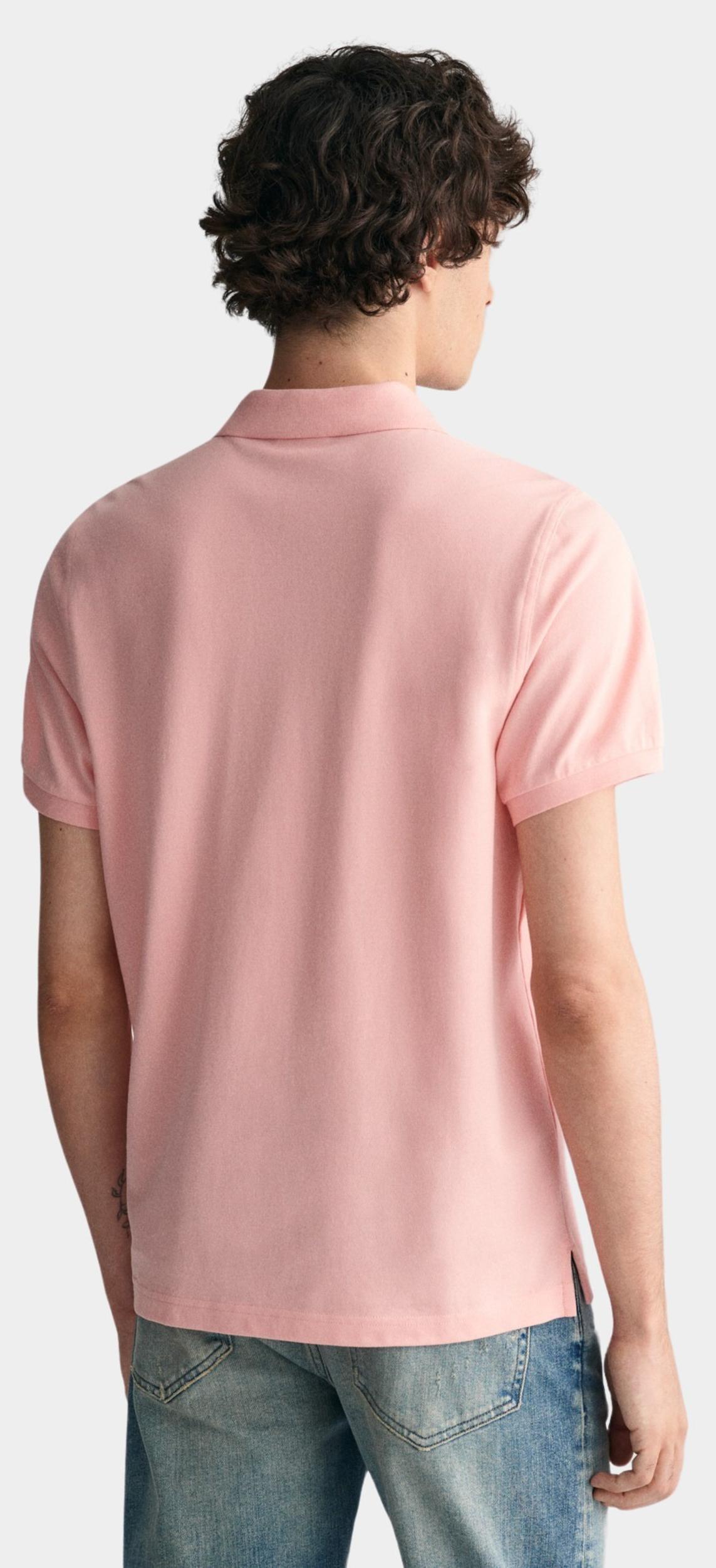 Gant Polo korte mouw Roze Shield SS Pique Polo 2210/671