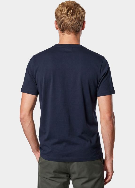 Born With Appetite T-shirt heren Blauw Salerno T-shirt BWA26118SA19/4001