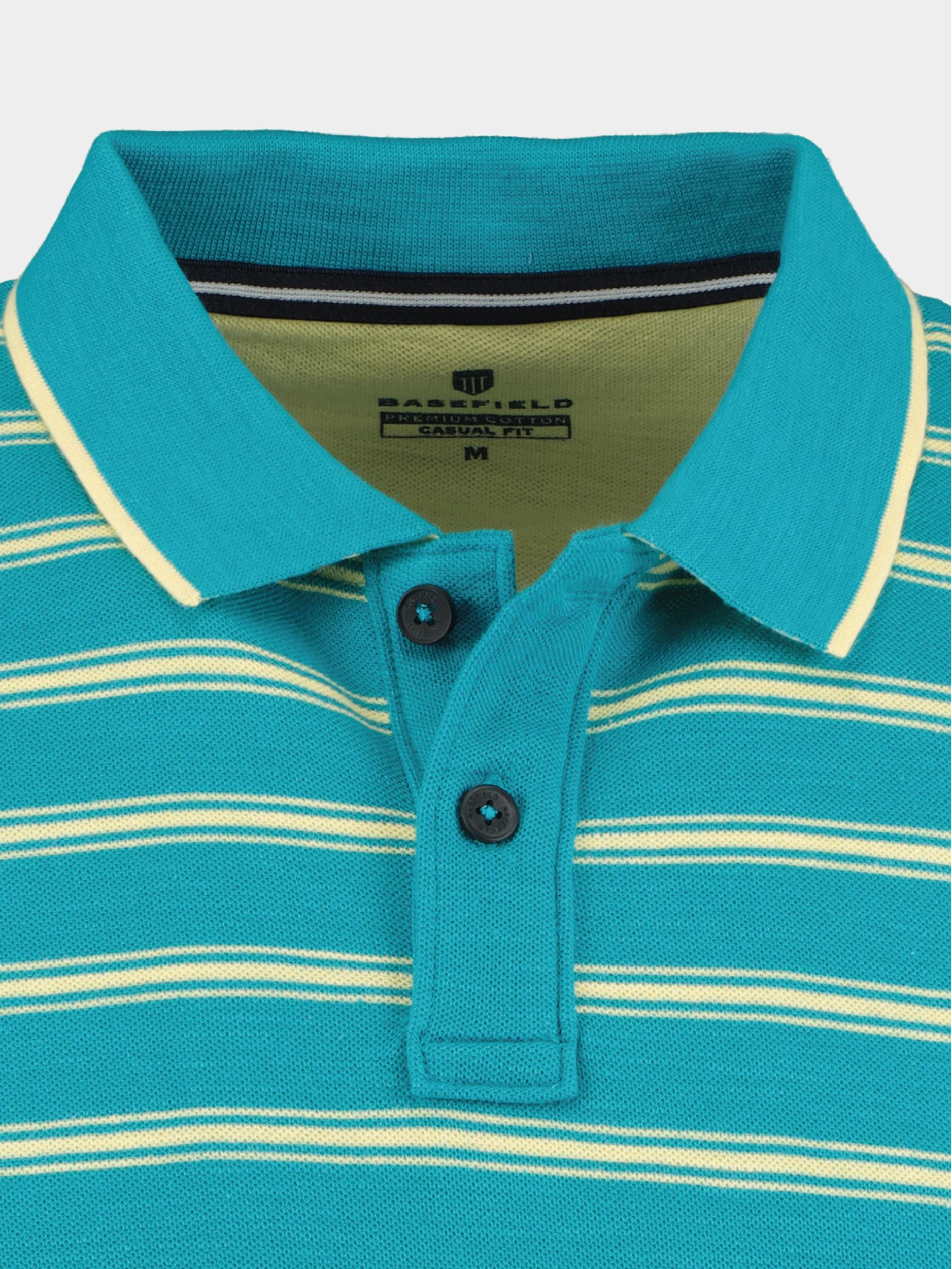 Basefield Polo korte mouw Groen Polo Shirt 1/2 Arm 219017752/506