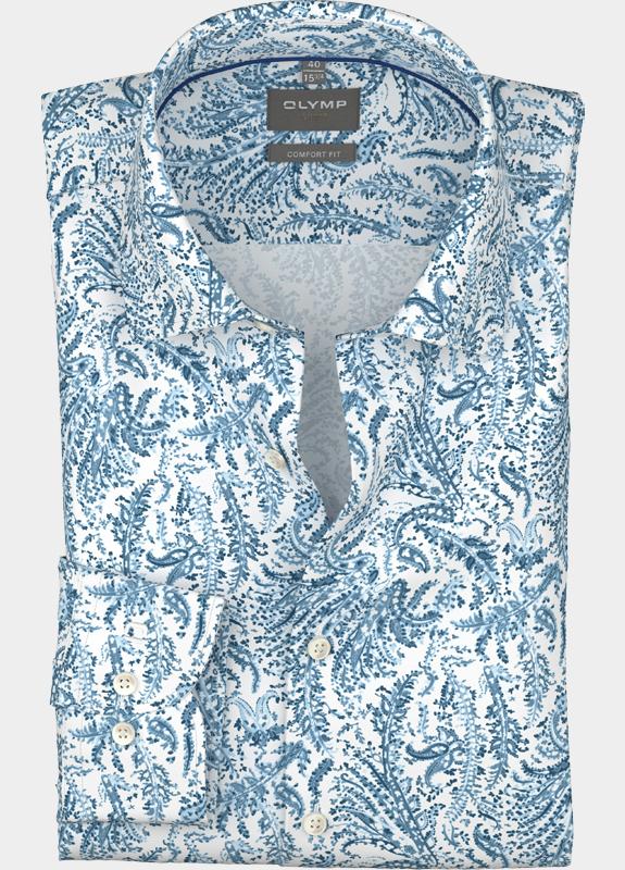 Olymp Zakelijk overhemd heren Blauw Luxor 107414/11