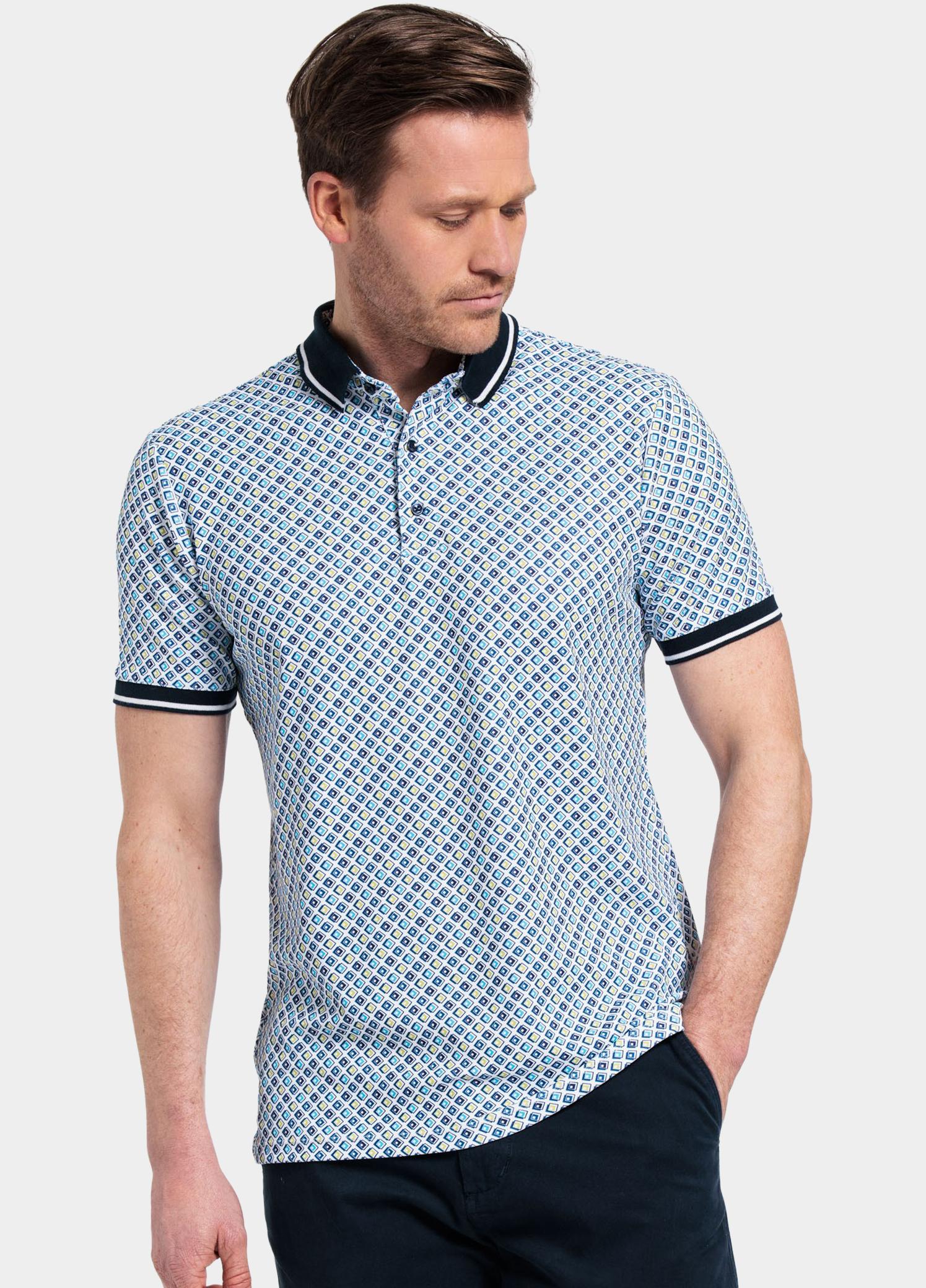 Giordano Polo heren Groen Fabio Poloshirt SS  Dynamic F 416595/70