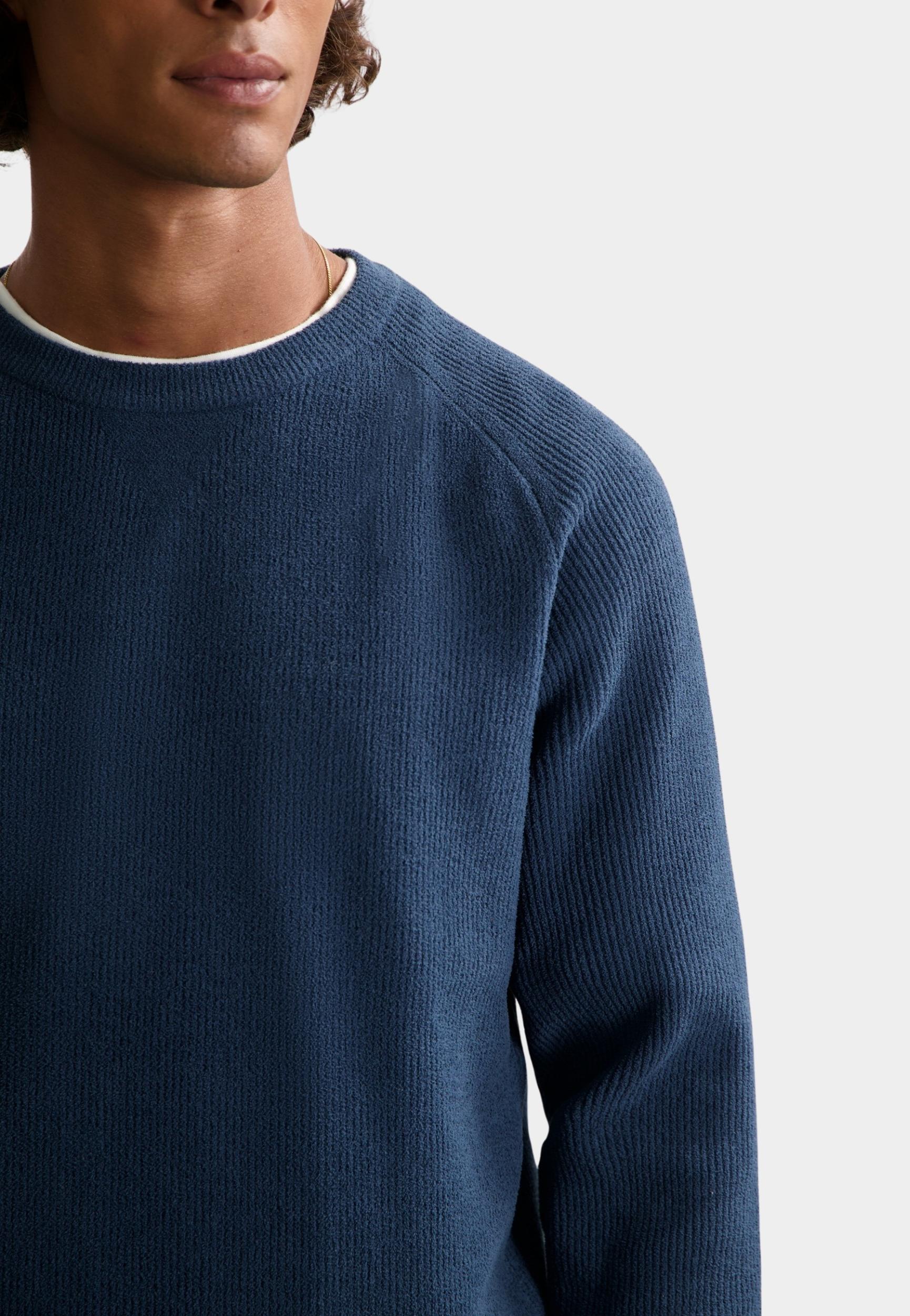 Dstrezzed Pullover Blauw Njord Crew 405582-AW24/694