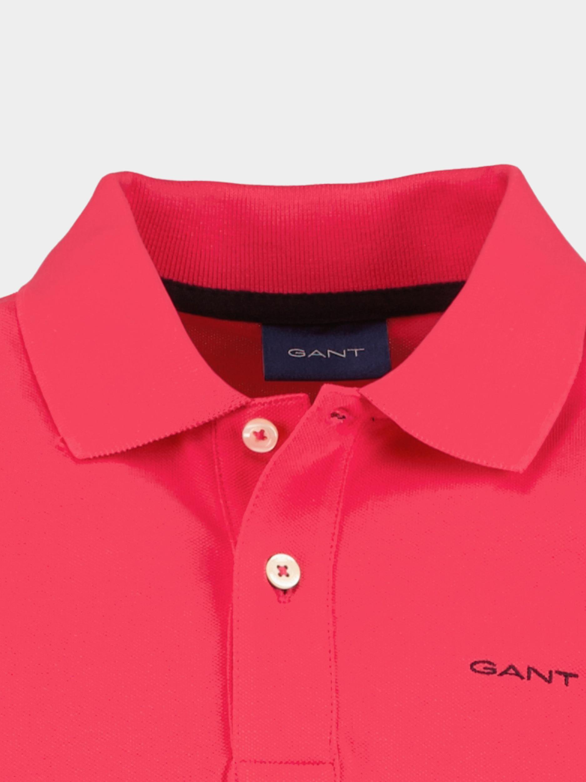 Gant Polo korte mouw Roze MD. SS Pique Rugger 2003179/635