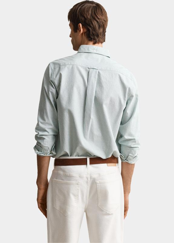 Gant Overhemd heren Groen Klassiek Oxford-overoverhemd 3000230/376