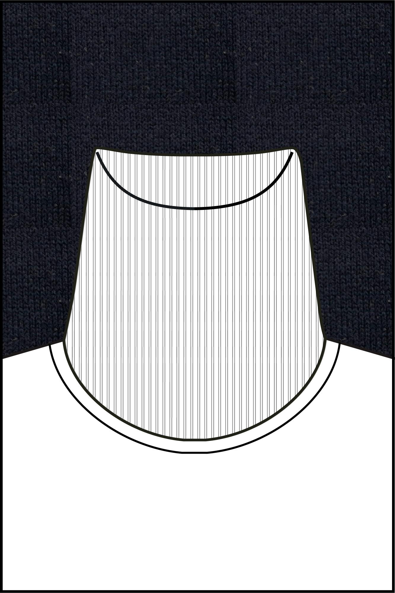 Baileys Coltrui Blauw High Neck Pullover Pima Cotto 528500/60