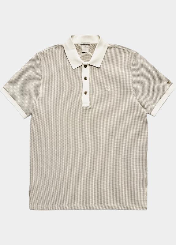 Cast Iron Polo korte mouw Wit Short sleeve r-neck regular f CPSS2603852/7178