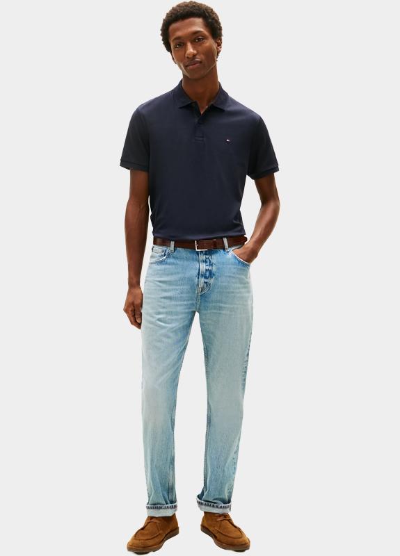 Tommy Hilfiger Polo korte mouw Blauw Liquid Cotton Essential Reg Po MW0MW35585/DW5