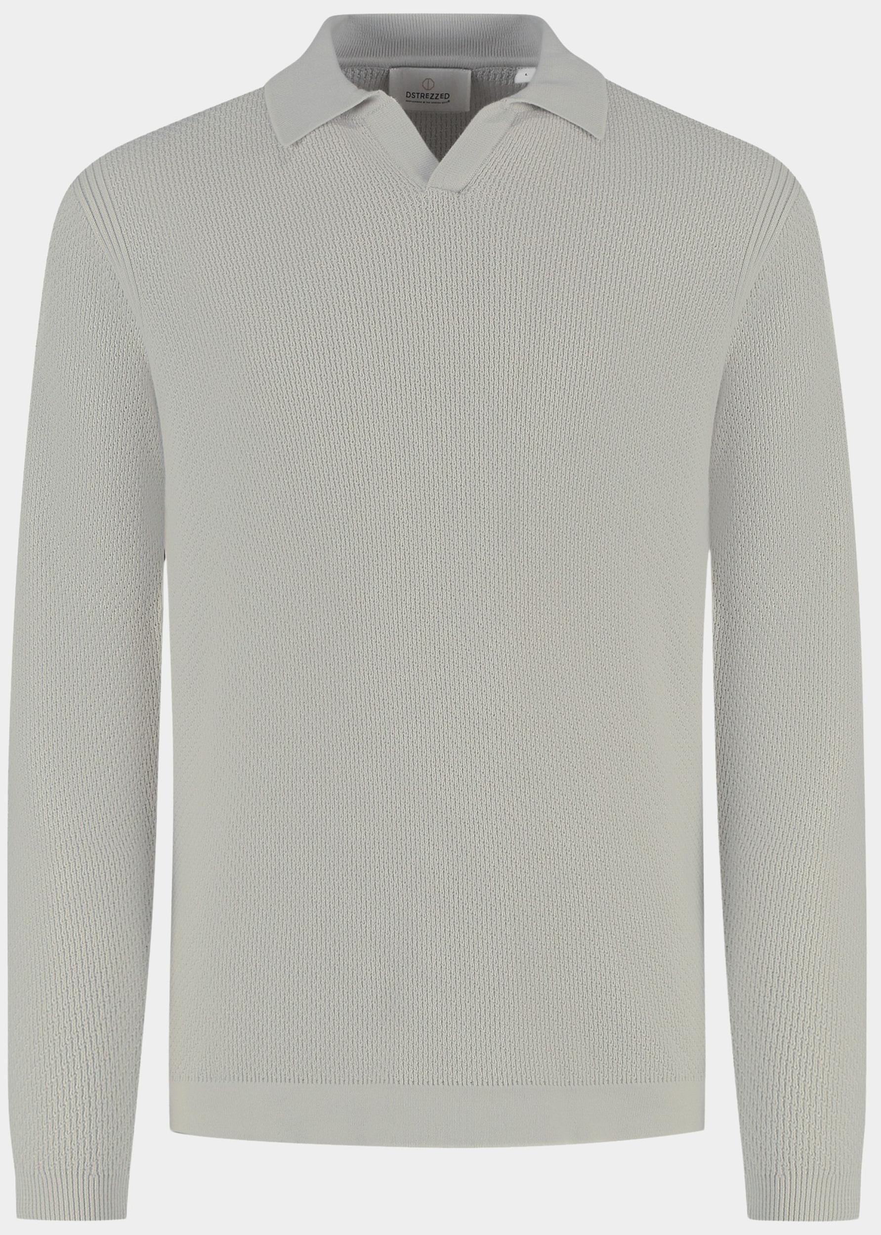 Dstrezzed Polo lange mouw Grijs Kostas Longsleeve Polo 405934/831
