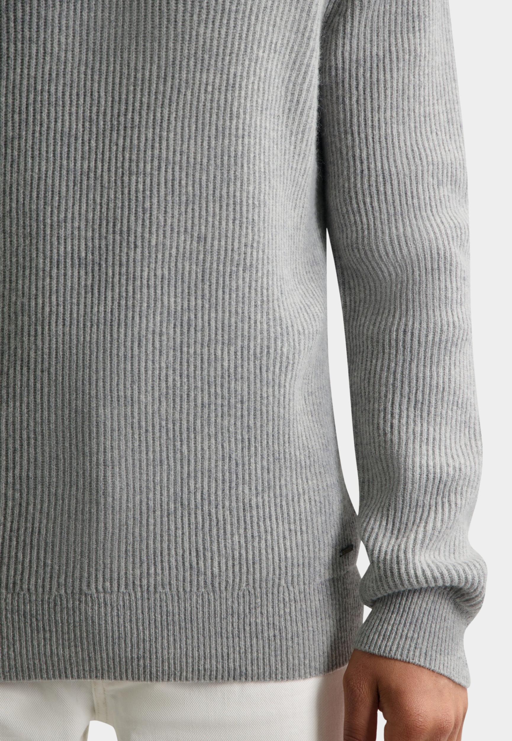 Dstrezzed Pullover Grijs DS_Stef rib Crewneck 405951/810